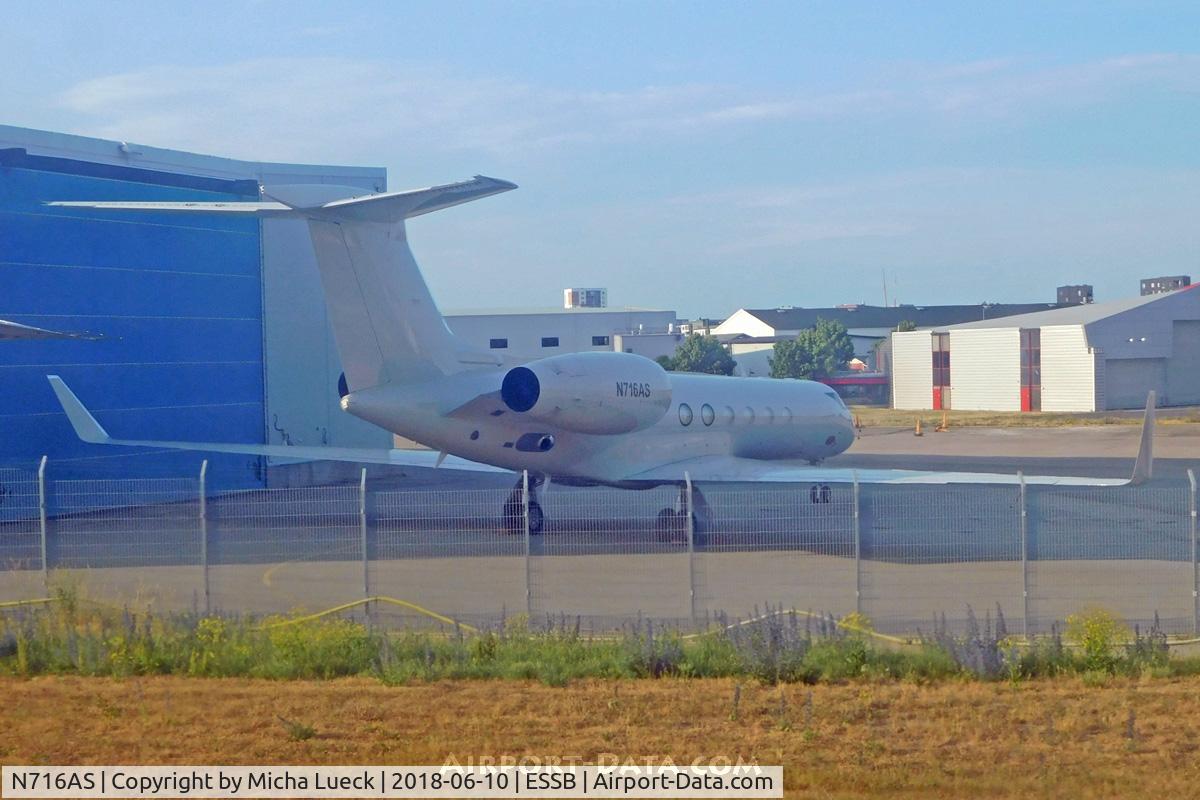 N716AS, 1989 Gulfstream Aerospace G-IV C/N 1119, At Bromma