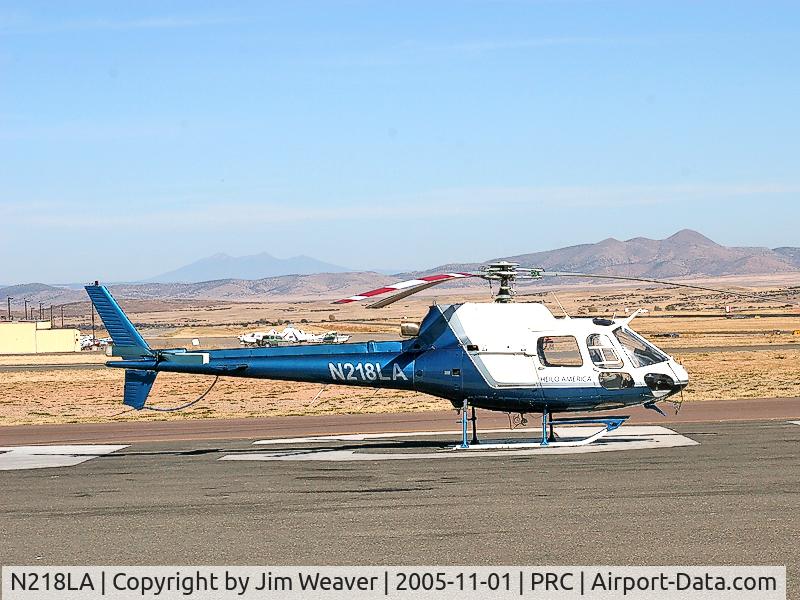 N218LA, 1988 Aerospatiale AS-350B-1 Ecureuil C/N 2089, Photographed at Prescott, AZ