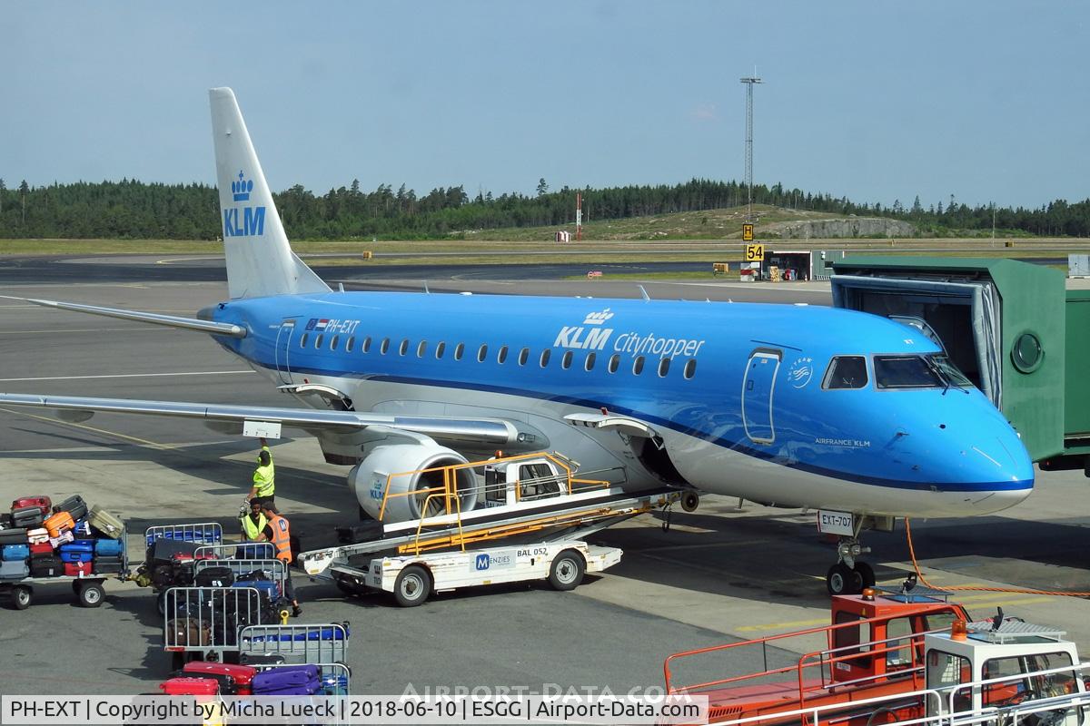 PH-EXT, 2018 Embraer ERJ-175STD (ERJ-170-200) C/N 17000707, At Gothenburg