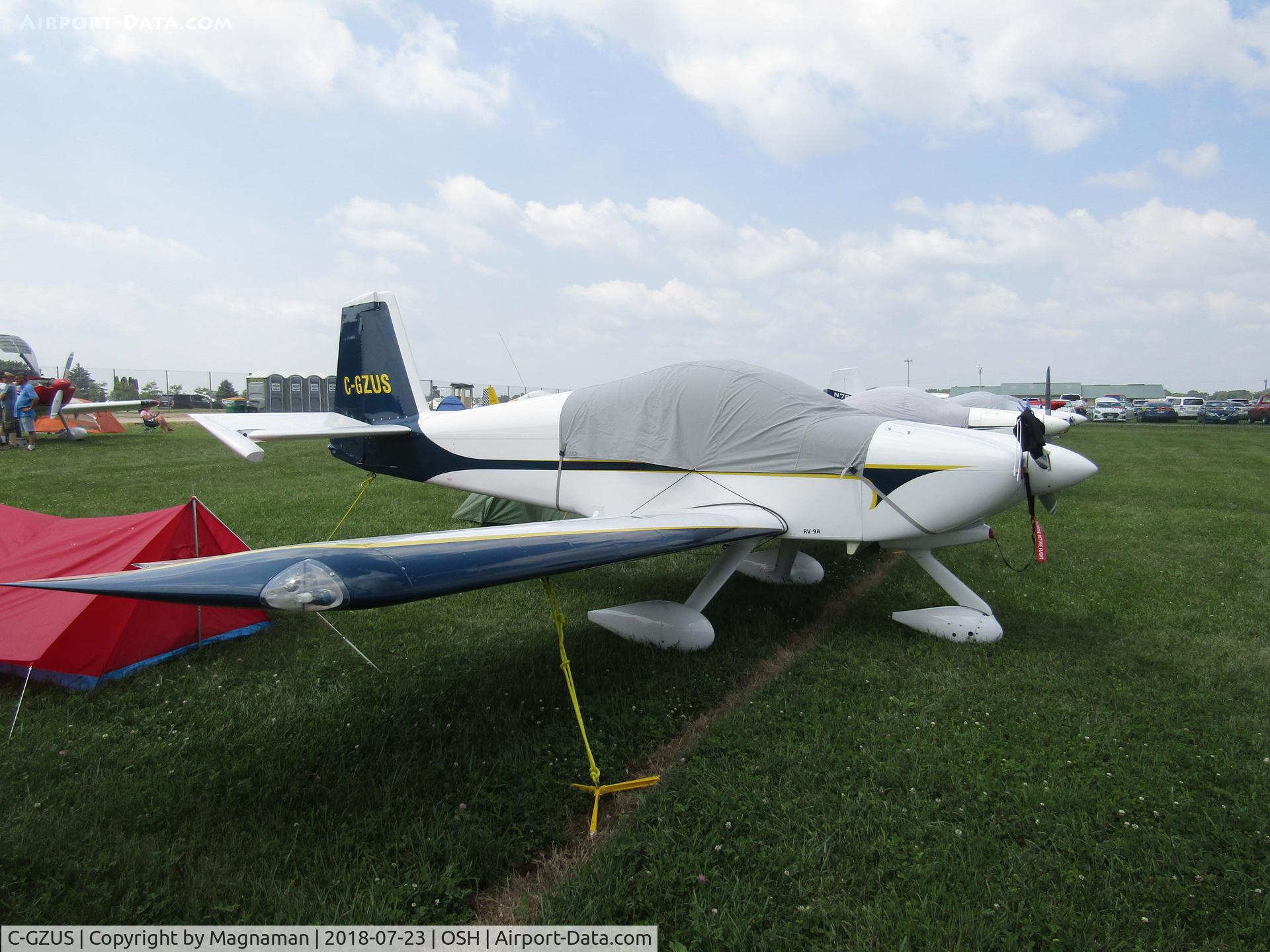 C-GZUS, 2003 Vans RV-9 C/N 90294, heavenly plane
