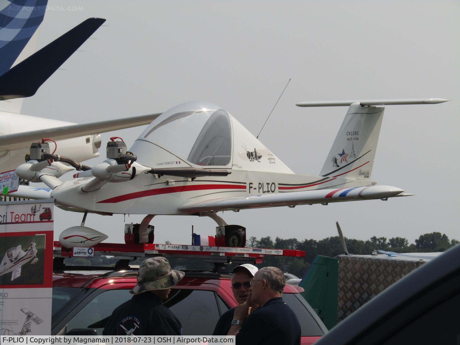 F-PLIO, 2011 Colomban MC-15 Cri-Cri (Cricket) C/N 646, at EAA 18