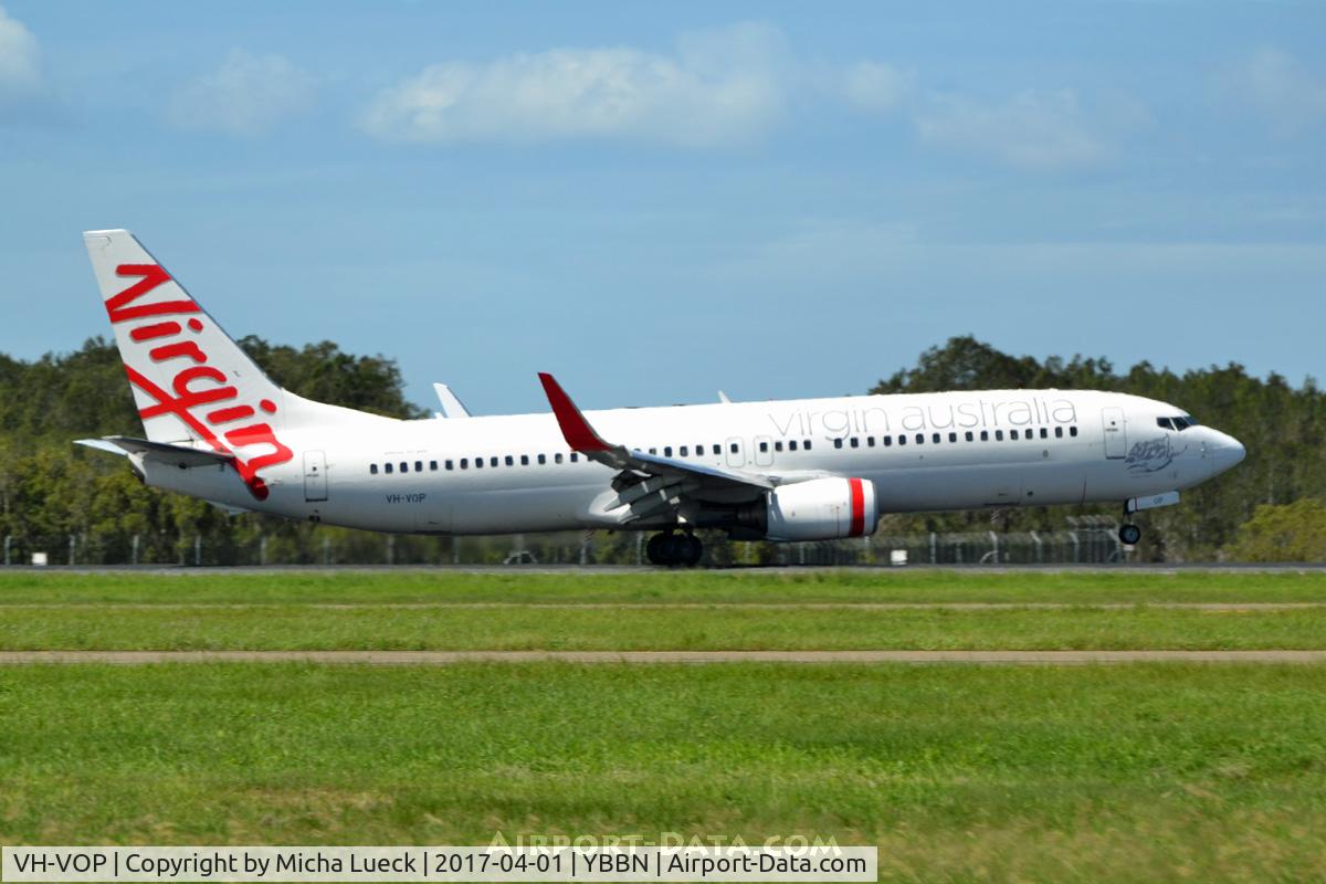 VH-VOP, 2003 Boeing 737-8FE C/N 33797, At Brisbane