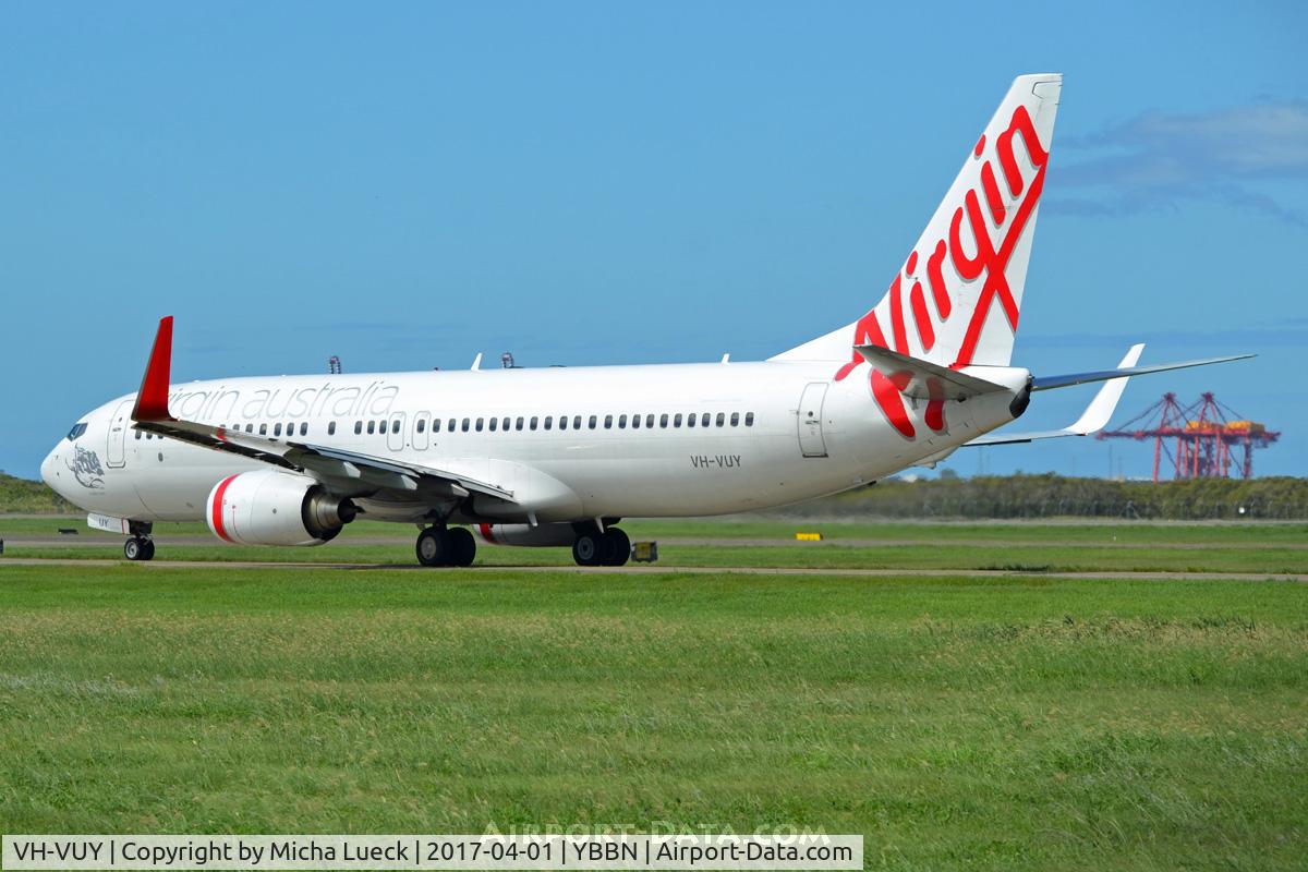VH-VUY, 2010 Boeing 737-8KG C/N 39450/3494, At Brisbane