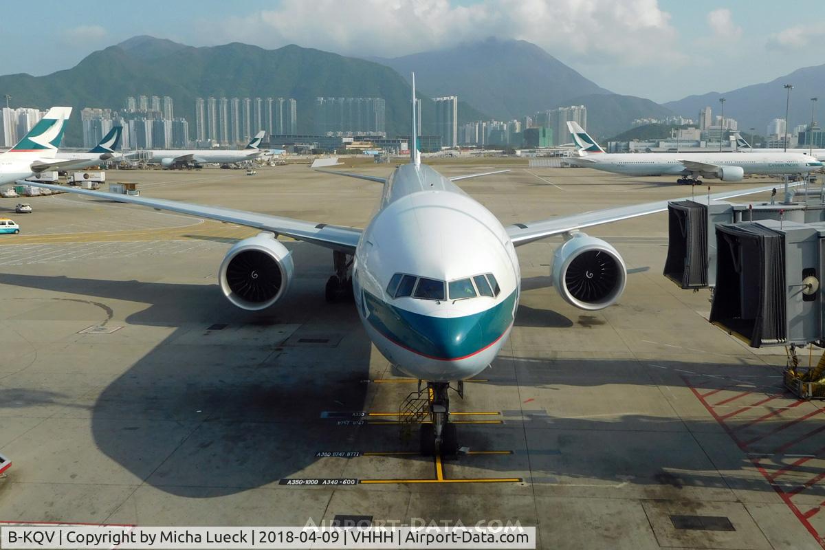 B-KQV, 2015 Boeing 777-367/ER C/N 41765, At Hong Kong