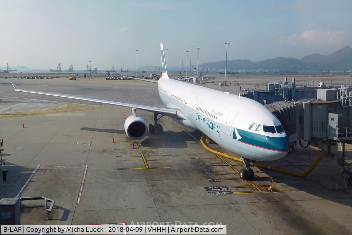 B-LAF, 2007 Airbus A330-342X C/N 855, At Hong Kong