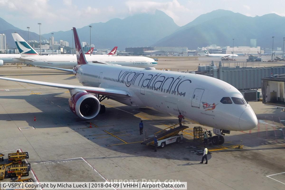 G-VSPY, 2015 Boeing 787-9 Dreamliner Dreamliner C/N 37973, At Hong Kong
