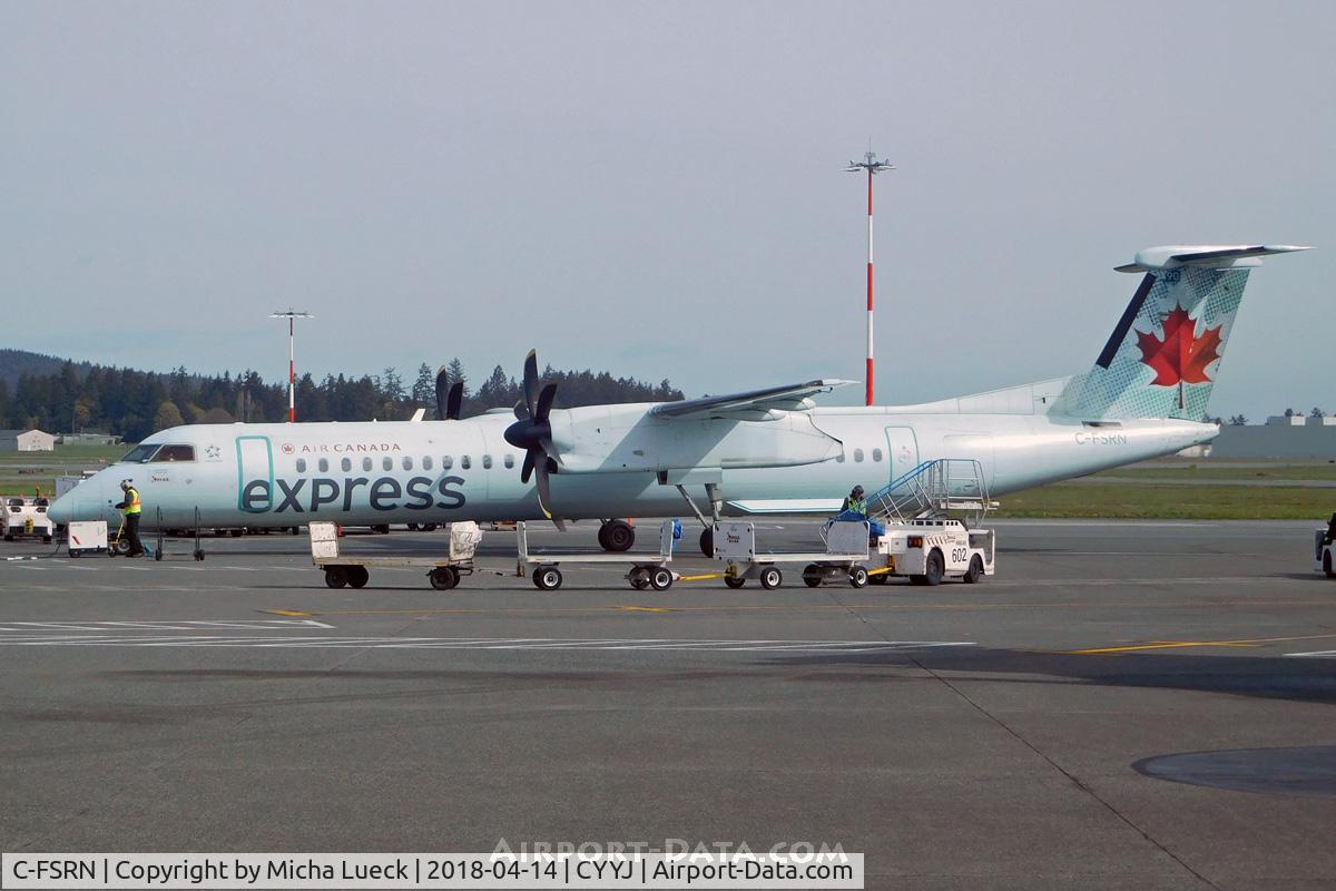 C-FSRN, 2007 De Havilland Canada DHC-8-402Q Dash 8 C/N 4170, At Victoria