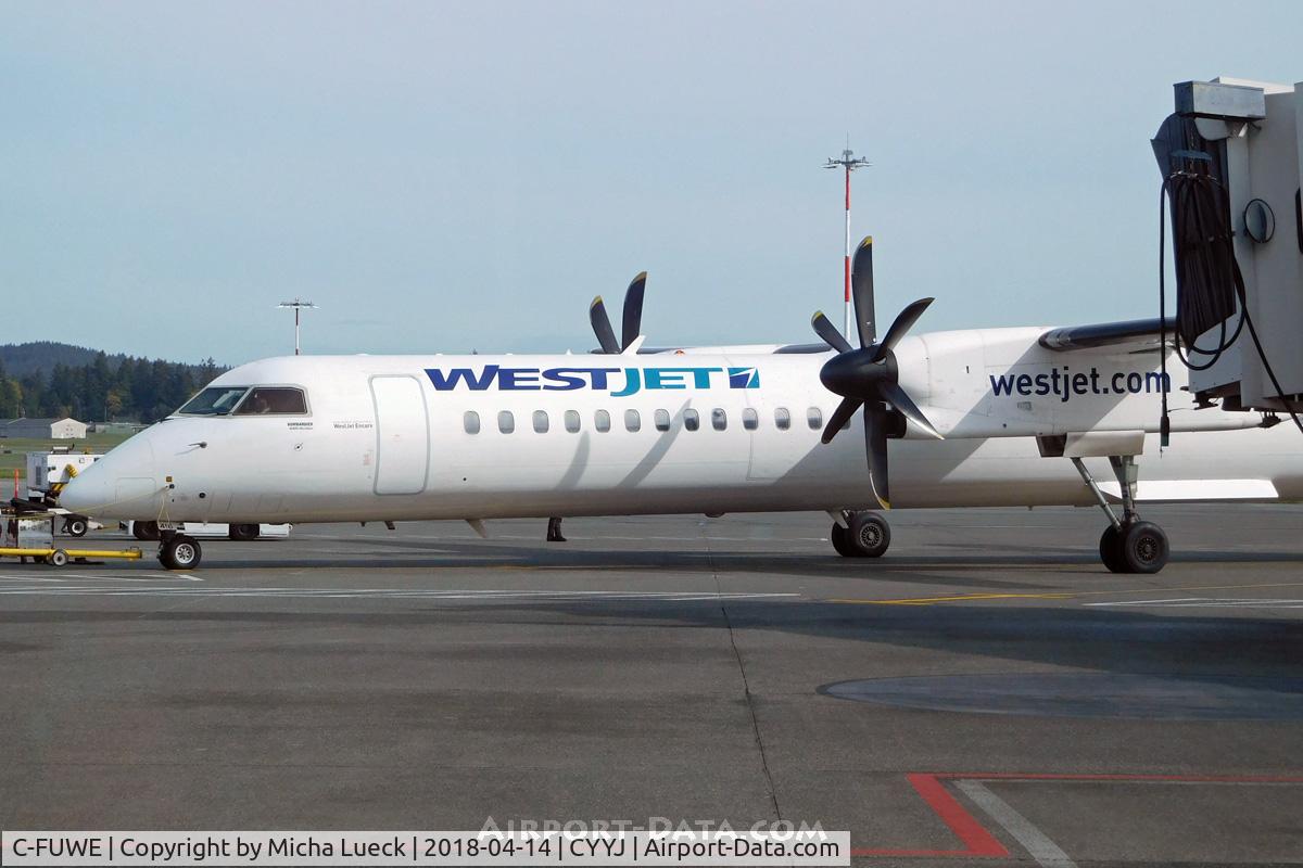 C-FUWE, 2014 Bombardier DHC-8-402Q Dash 8 Dash 8 C/N 4477, At Victoria