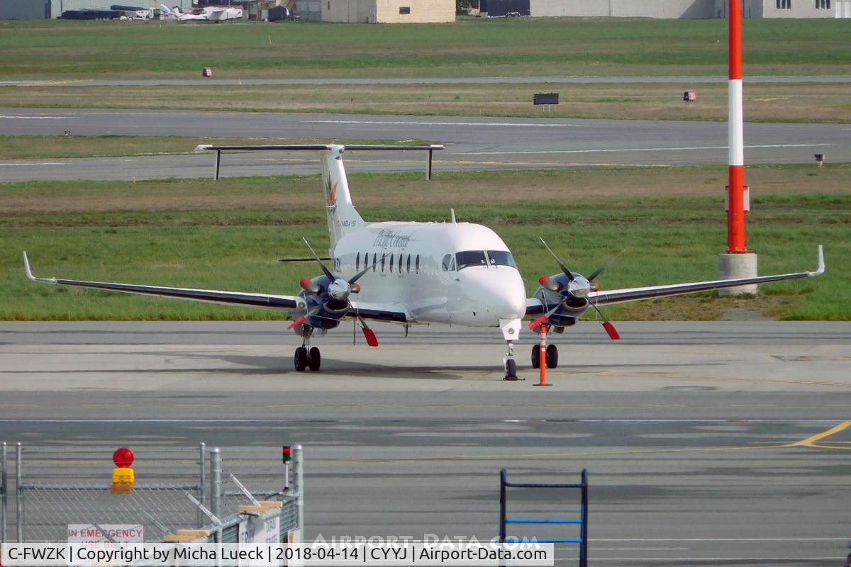 C-FWZK, 1992 Beech 1900D C/N UE-8, At Victoria