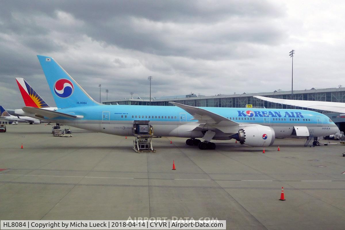 HL8084, 2017 Boeing 787-9 Dreamliner C/N 34813, At Vancouver