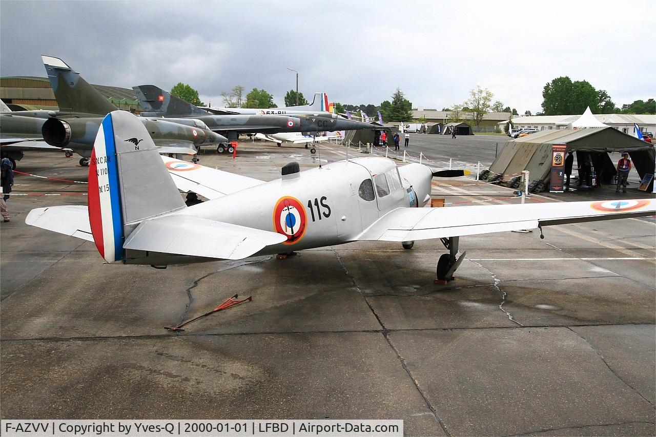 F-AZVV, 1959 Nord 1101 Noralpha C/N 15, Nord 1101 Noralpha, Preserved at C.A.E.A museum, Bordeaux-Merignac Air base 106 (LFBD-BOD)