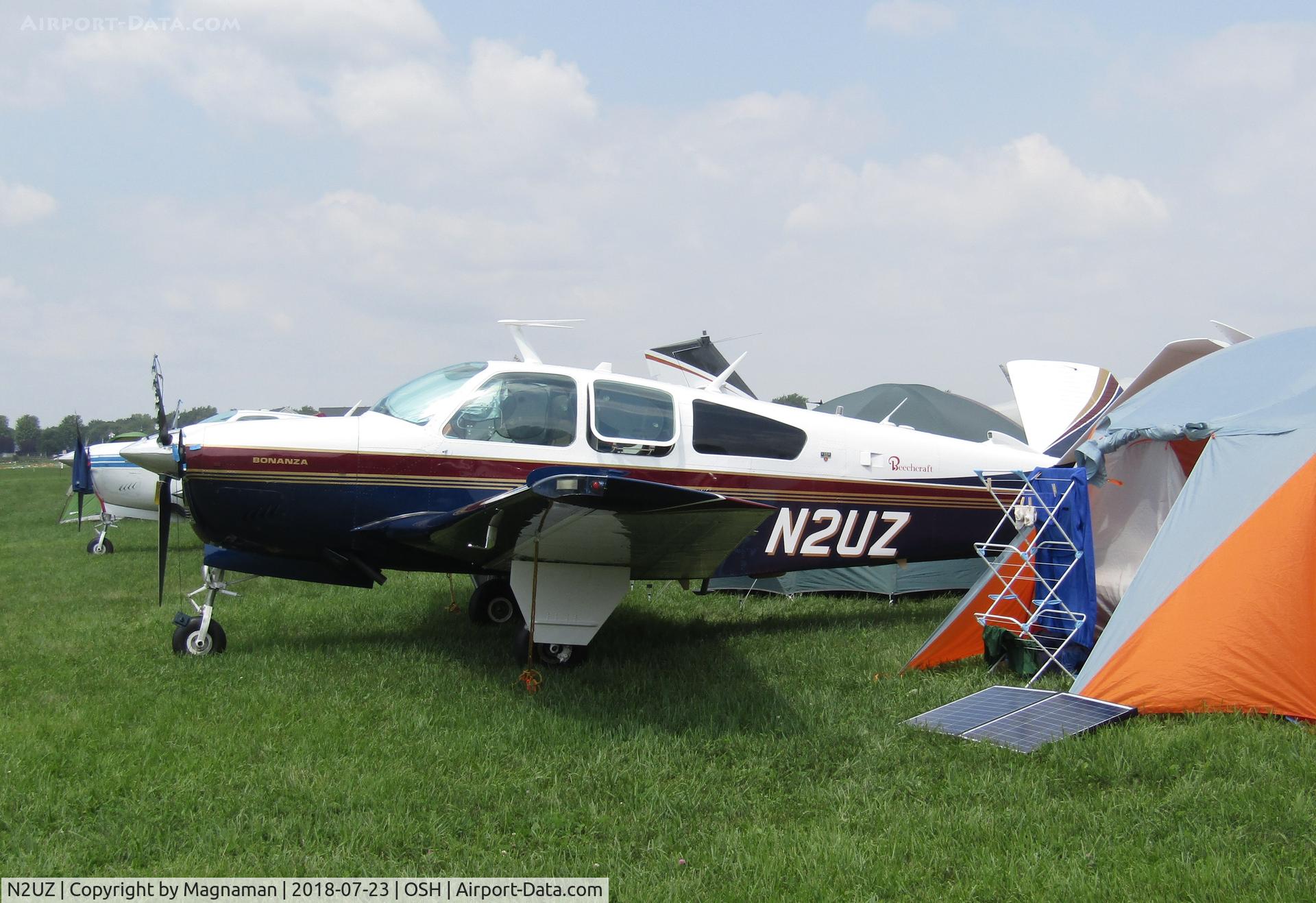 N2UZ, Beech V35B Bonanza Bonanza C/N D-9980, same 2 u