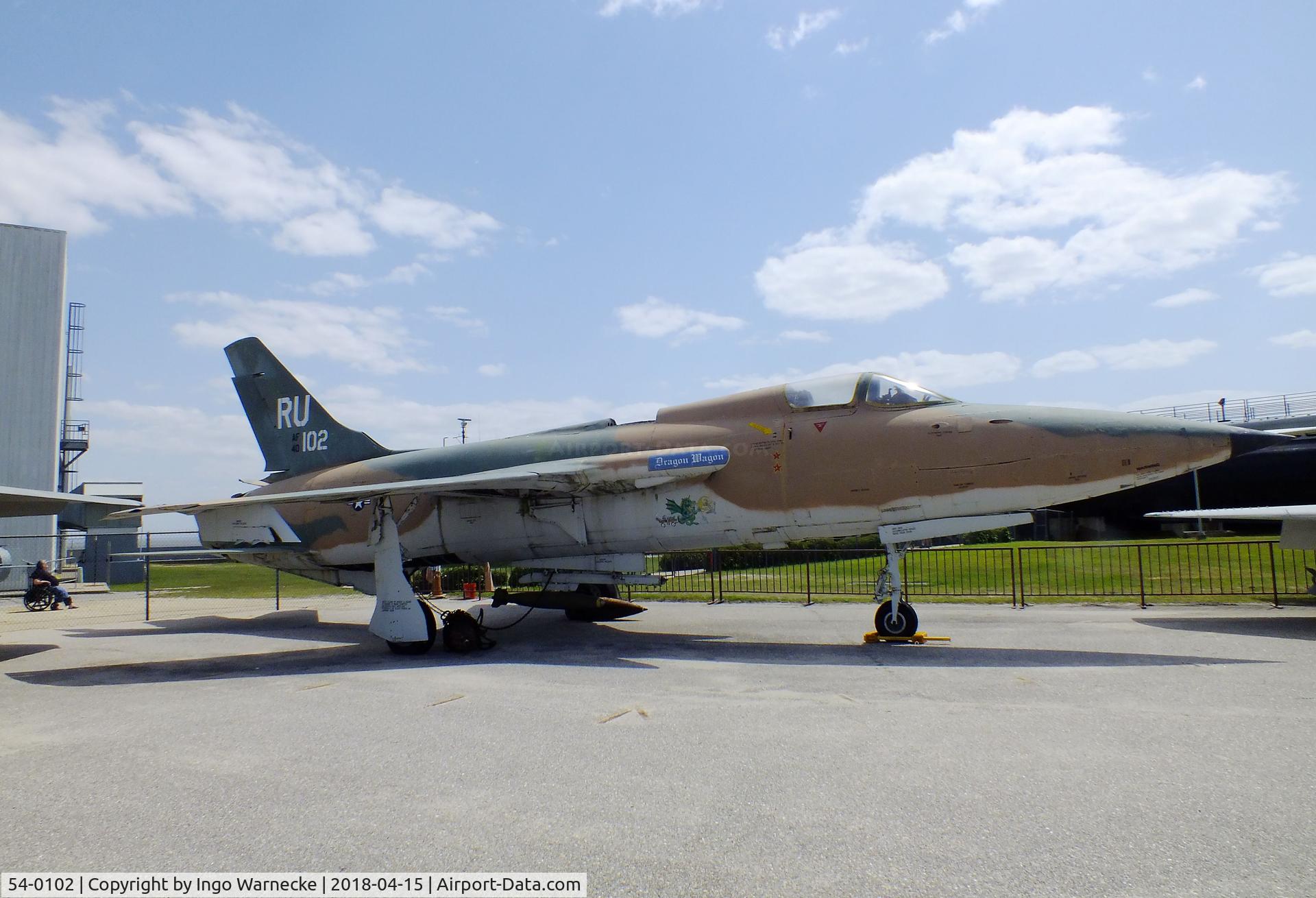 54-0102, 1957 Republic F-105B Thunderchief C/N B.5, Republic F-105B Thunderchief at the USS Alabama Battleship Memorial Park, Mobile AL