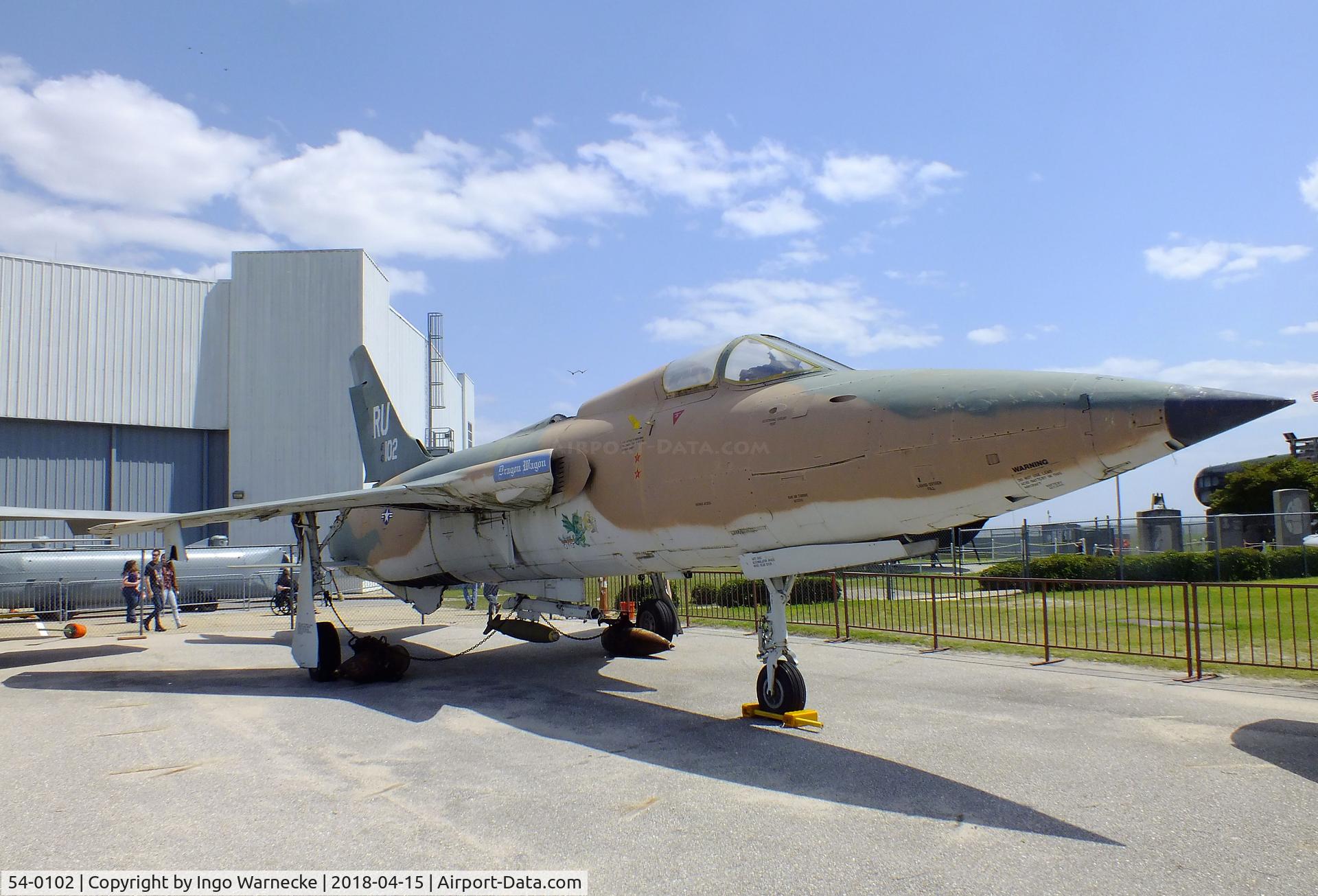 54-0102, 1957 Republic F-105B Thunderchief C/N B.5, Republic F-105B Thunderchief at the USS Alabama Battleship Memorial Park, Mobile AL