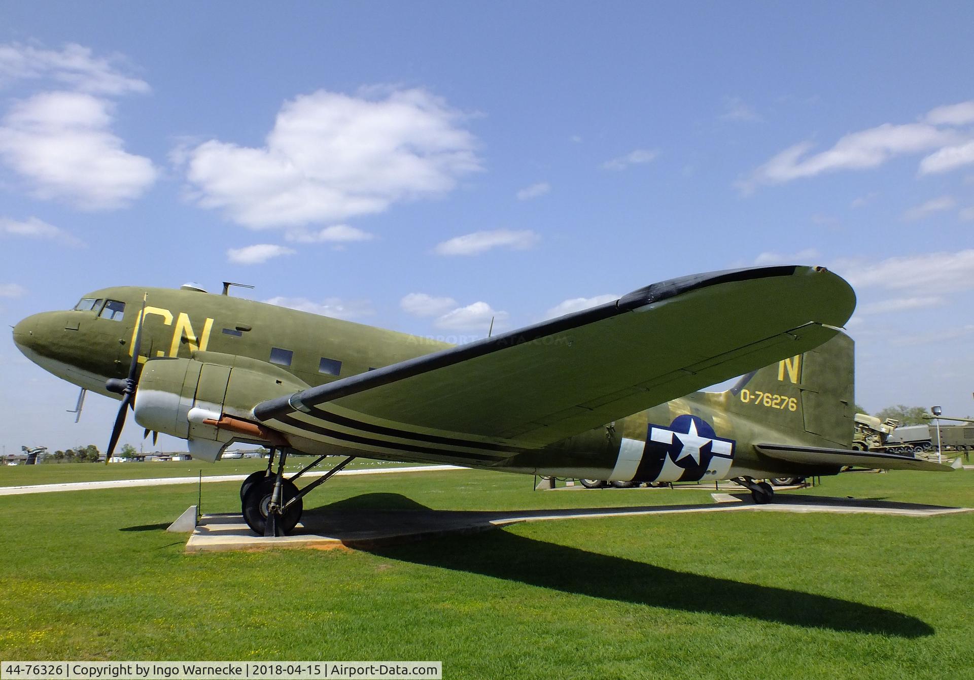 44-76326, 1944 Douglas VC-47D-25-DK Skytrain C/N 32658, Douglas VC-47D Skytrain at the USS Alabama Battleship Memorial Park, Mobile AL