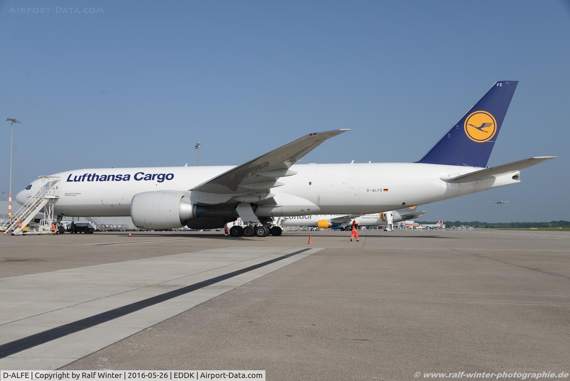D-ALFE, 2015 Boeing 777-FBT C/N 41678, Boeing 777-FBT - LH GEC Lufthansa Cargo 'Hallo Germany' - 41678 - D-ALFE - 26.05.2016 - CGN