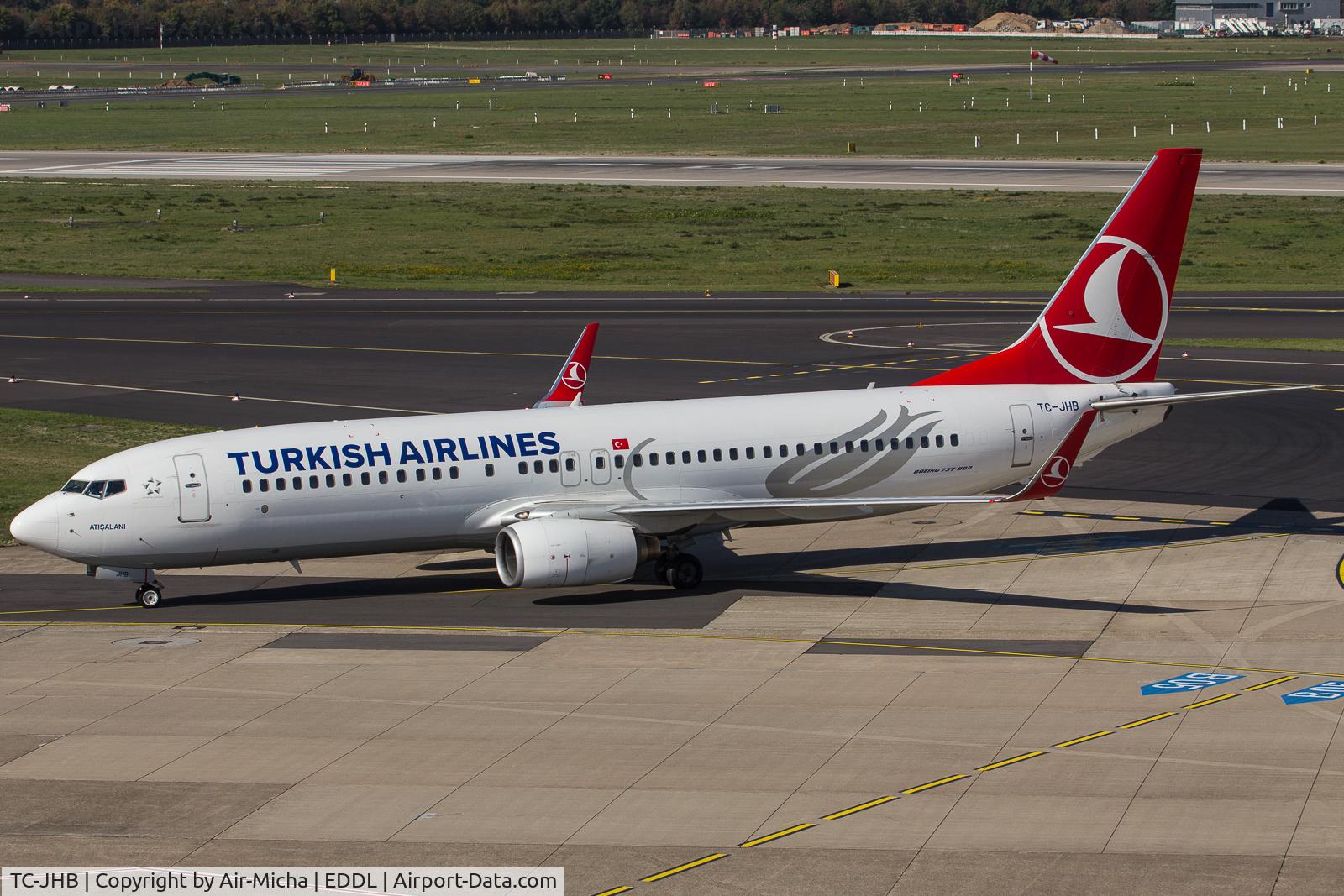 TC-JHB, 2008 Boeing 737-8F2 C/N 35741, Turkish Airlines