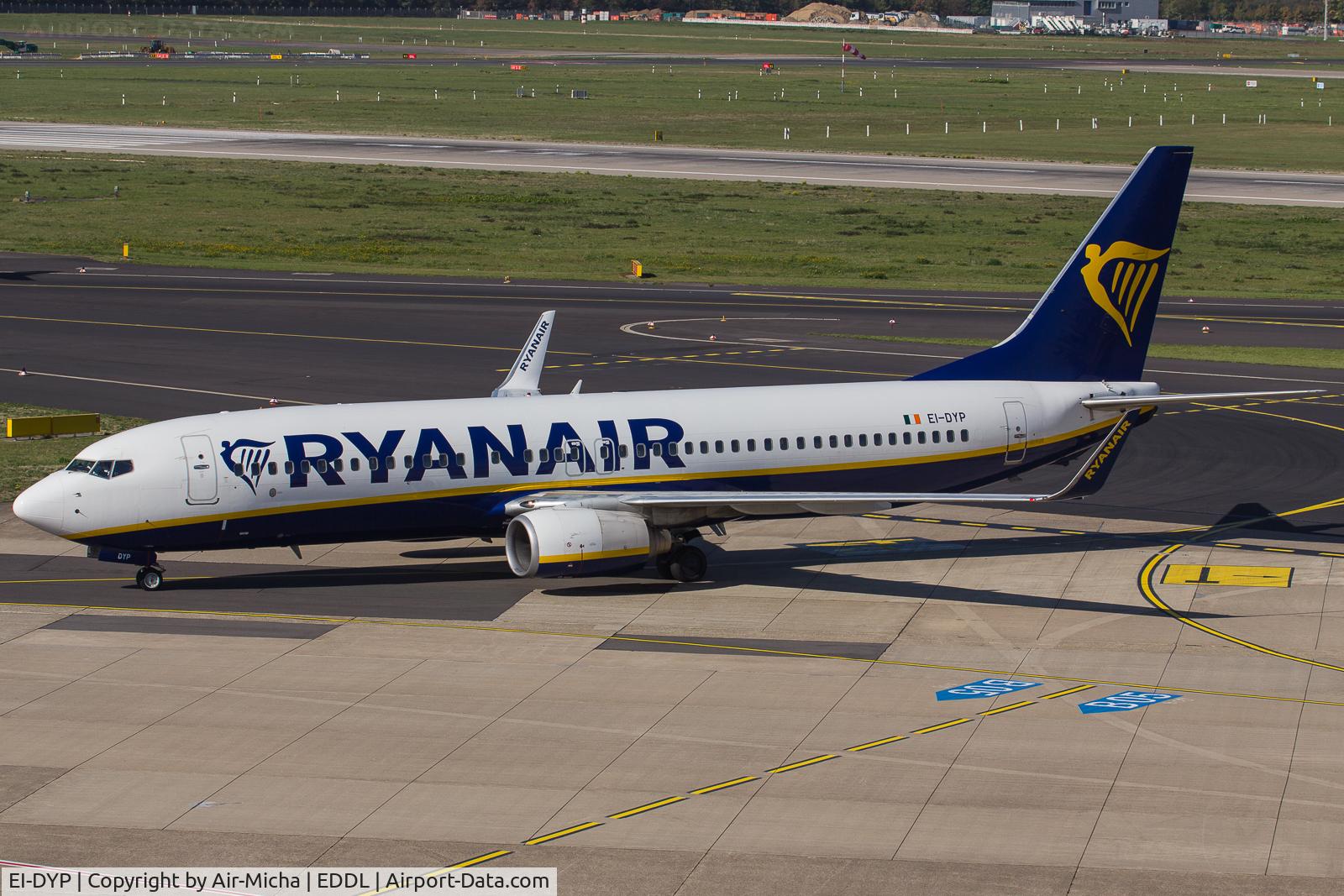 EI-DYP, 2008 Boeing 737-8AS C/N 37515, Ryanair