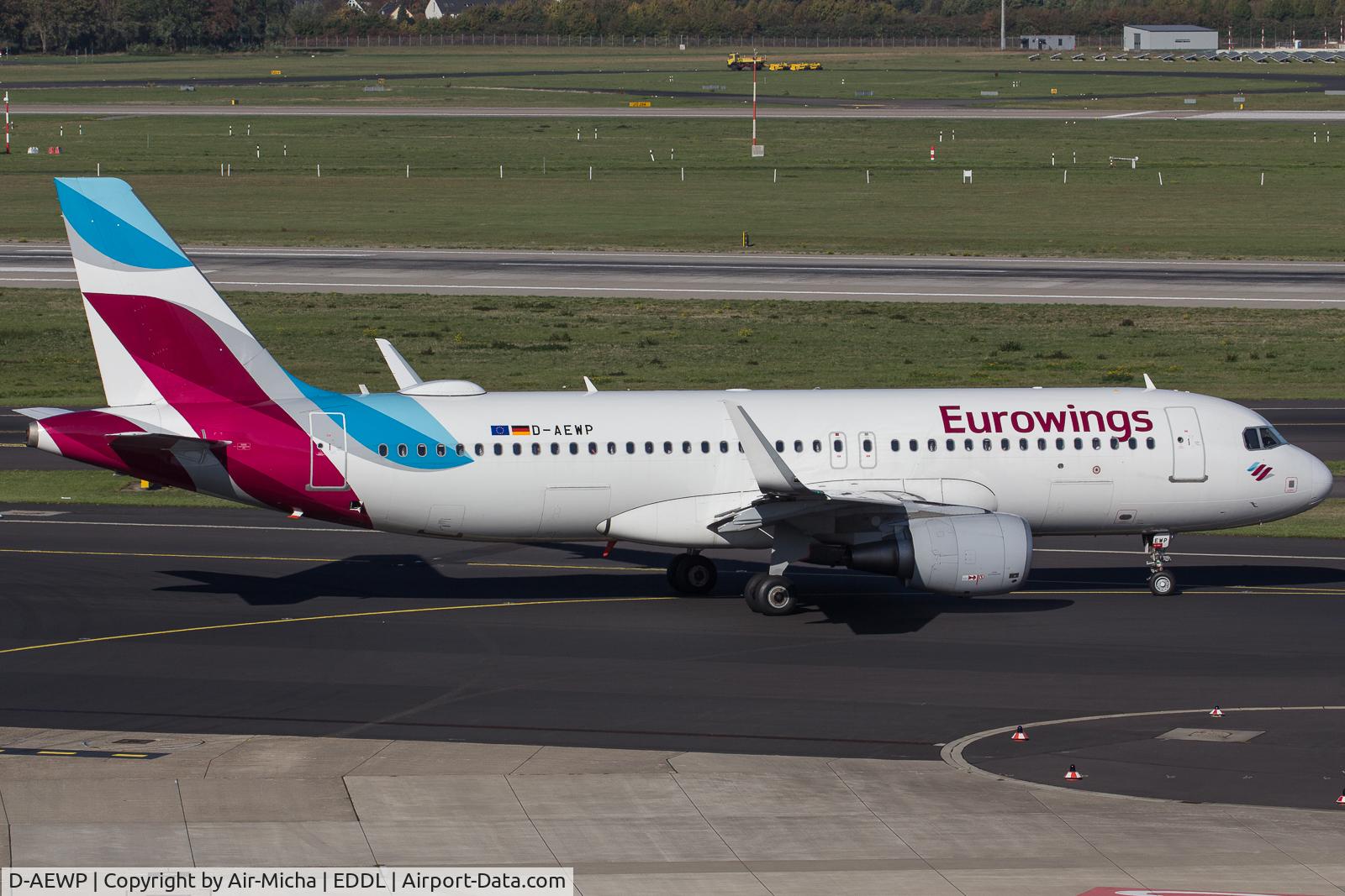 D-AEWP, 2016 Airbus A320-214 C/N 7377, Eurowings