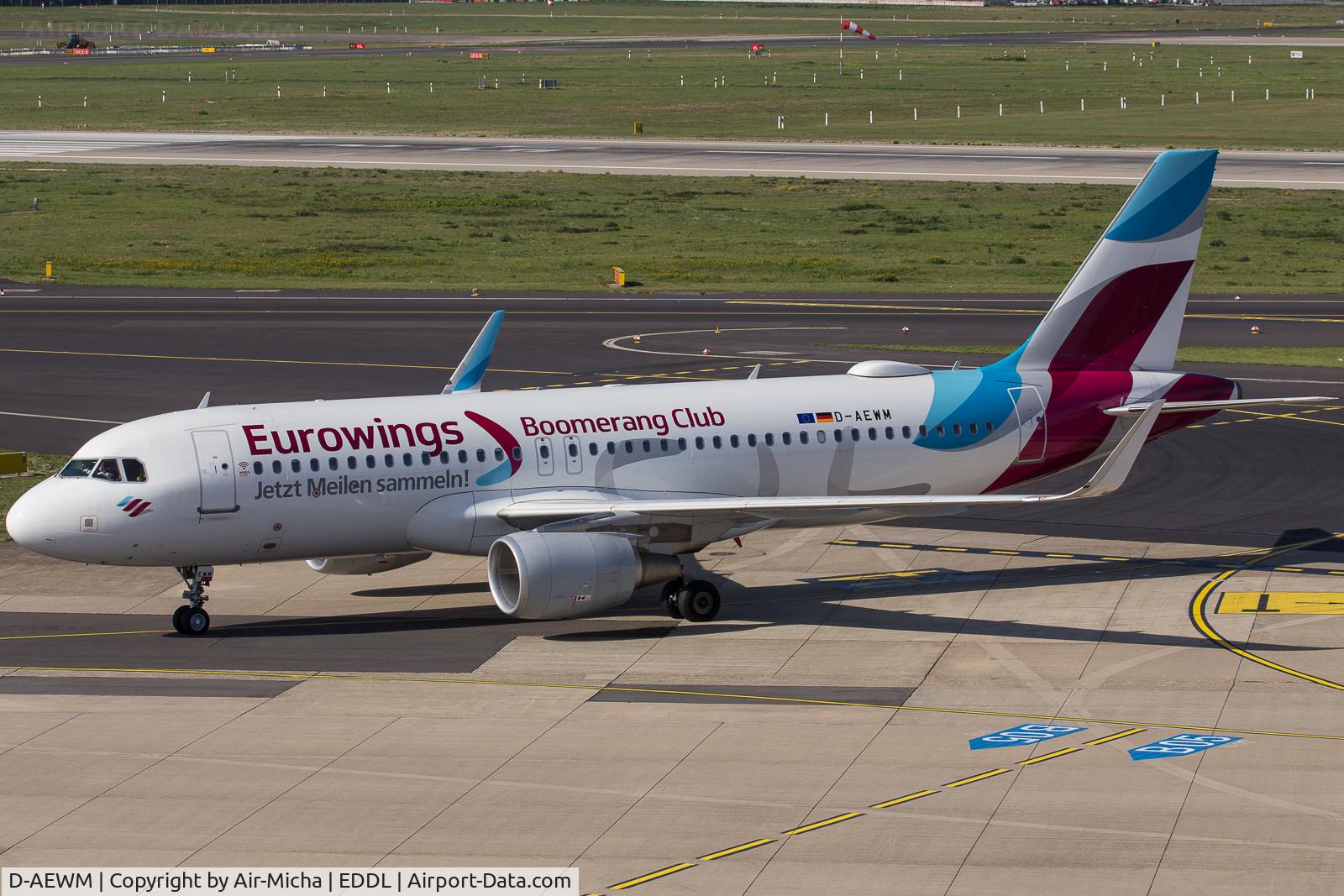 D-AEWM, 2016 Airbus A320-214 C/N 7259, Eurowings