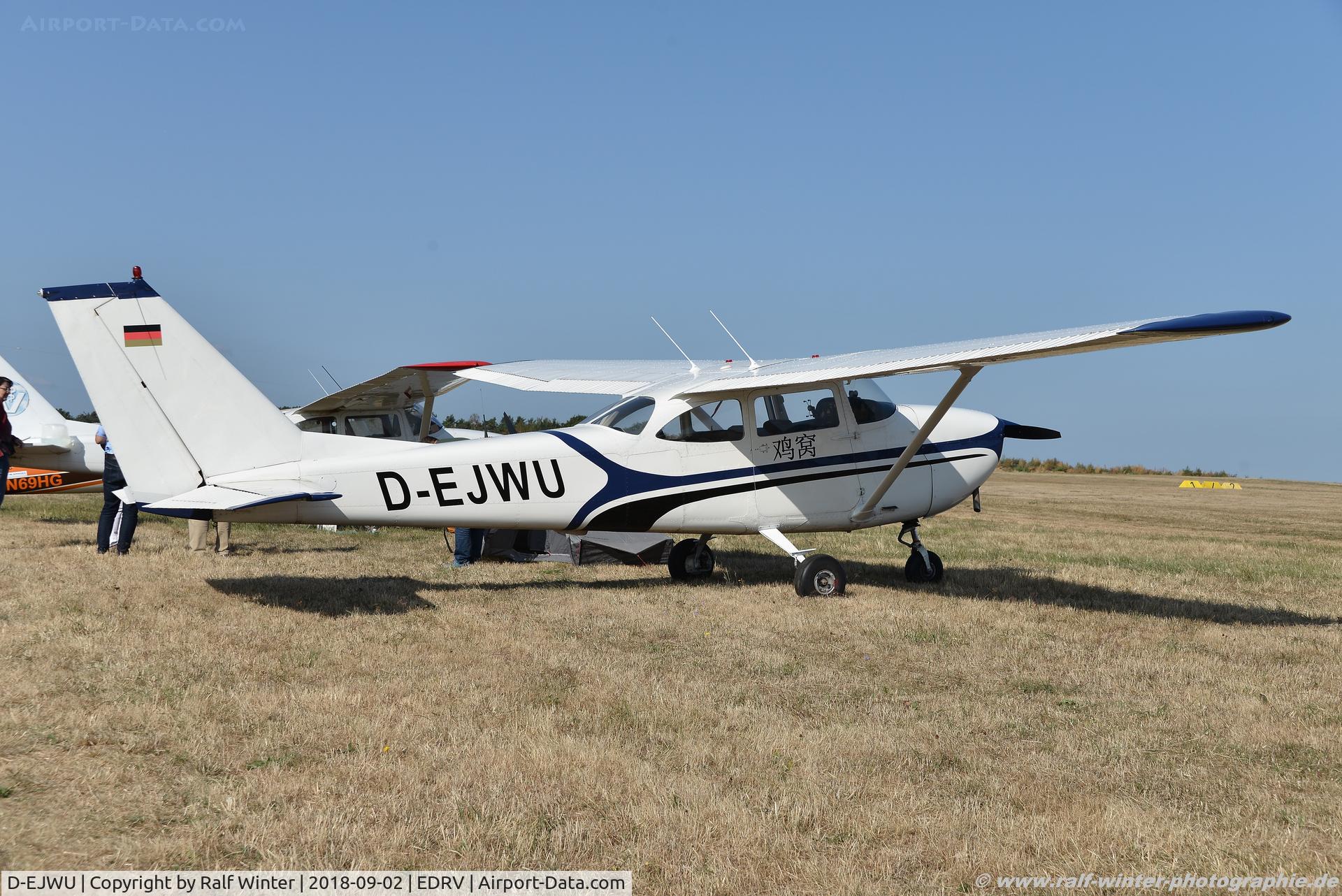 D-EJWU, Reims F172H Skyhawk Skyhawk C/N 0417, Reims F172H Skyhawk - Private - 0417 - D-EJWU - 02.09.2018 - EDRV