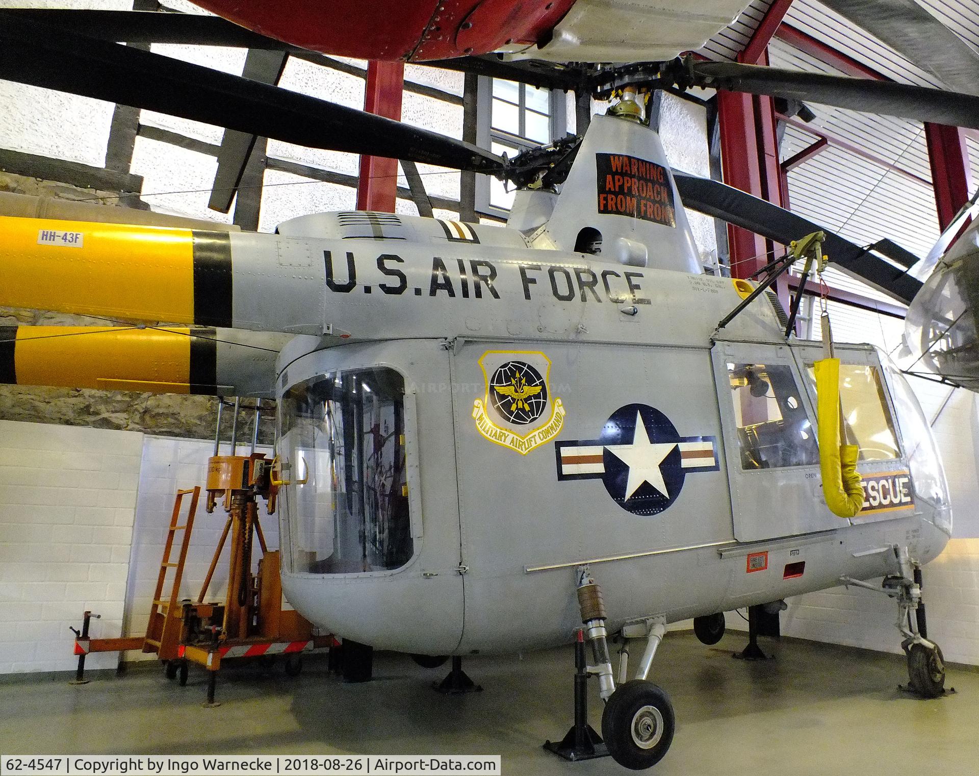 62-4547, Kaman HH-43F Huskie C/N 7608/174, Kaman HH-43F Huskie at the Hubschraubermuseum (Helicopter Museum), Bückeburg