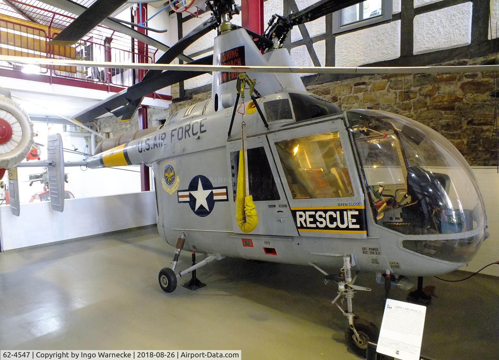 62-4547, Kaman HH-43F Huskie C/N 7608/174, Kaman HH-43F Huskie at the Hubschraubermuseum (Helicopter Museum), Bückeburg