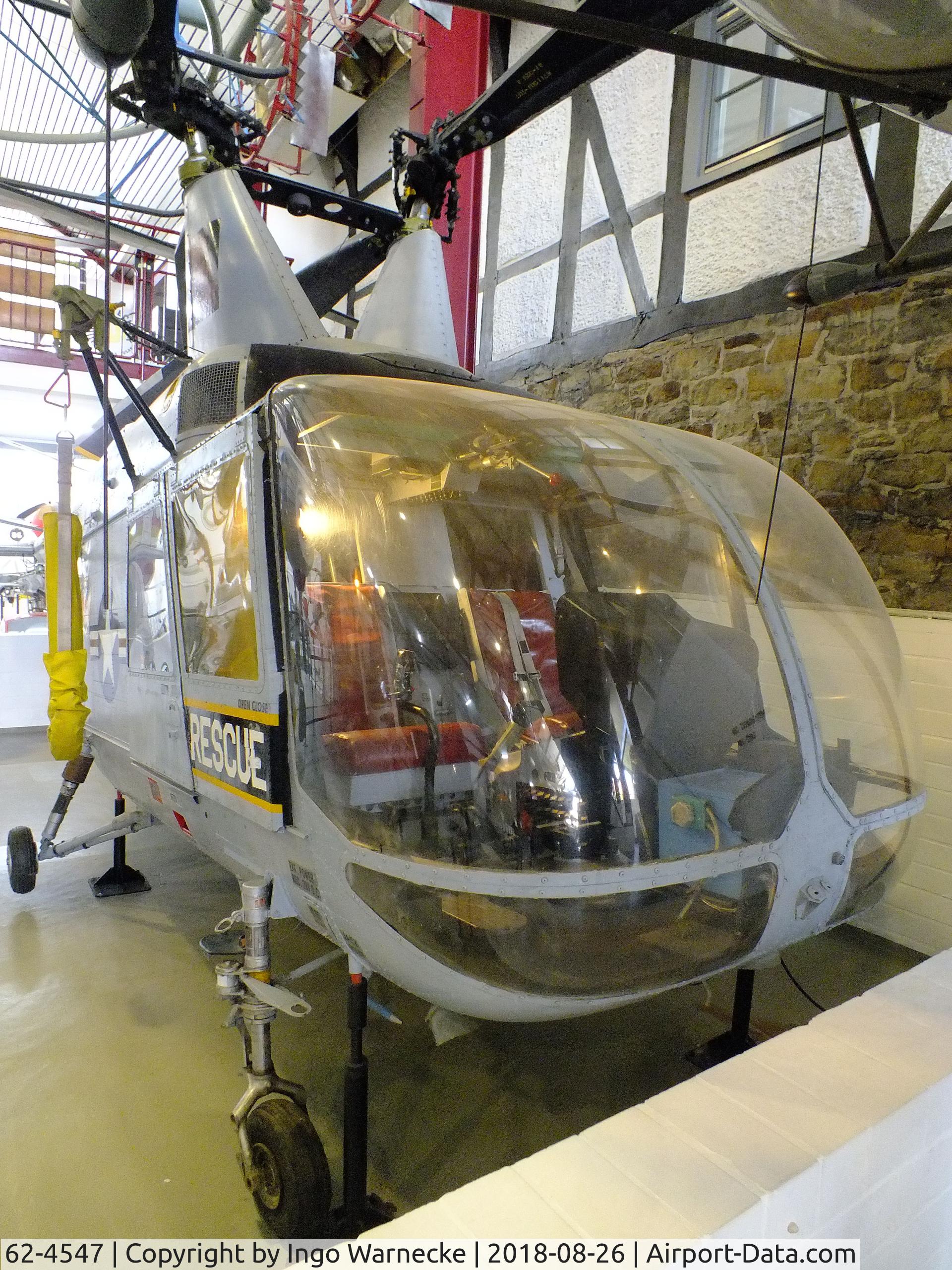 62-4547, Kaman HH-43F Huskie C/N 7608/174, Kaman HH-43F Huskie at the Hubschraubermuseum (Helicopter Museum), Bückeburg