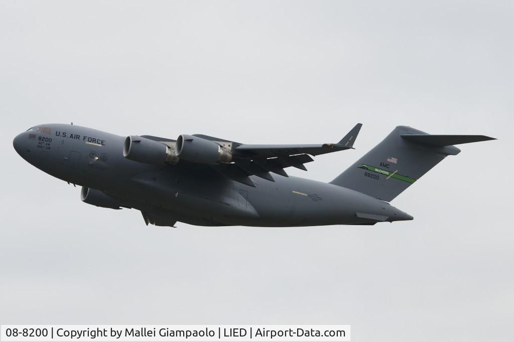 08-8200, 2008 Boeing C-17A Globemaster III C/N P-200, 08-8200