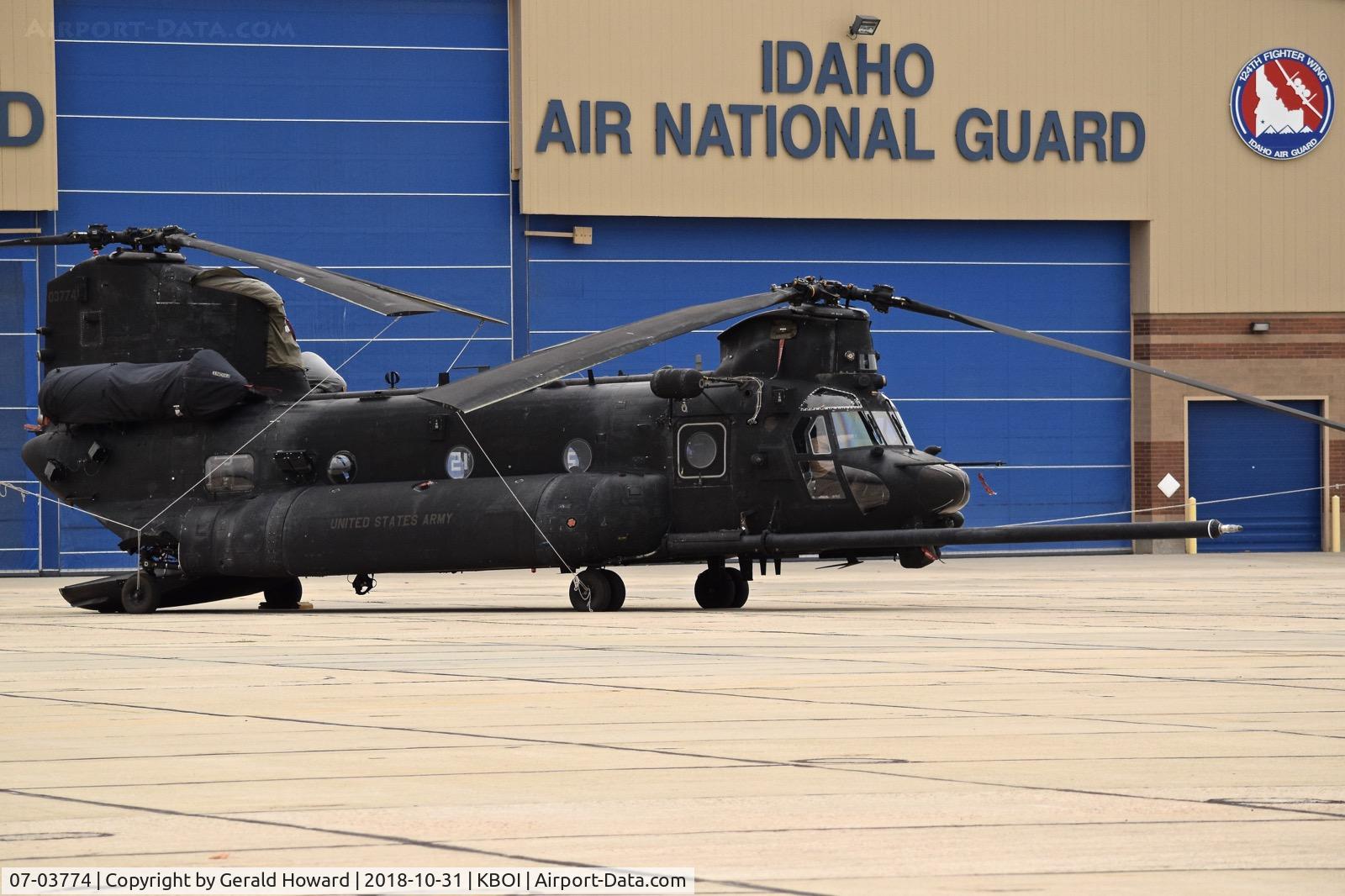 07-03774, 2007 Boeing MH-47G Chinook C/N M.3774, 160th SOAR, JB Lewis-McChord, WA.