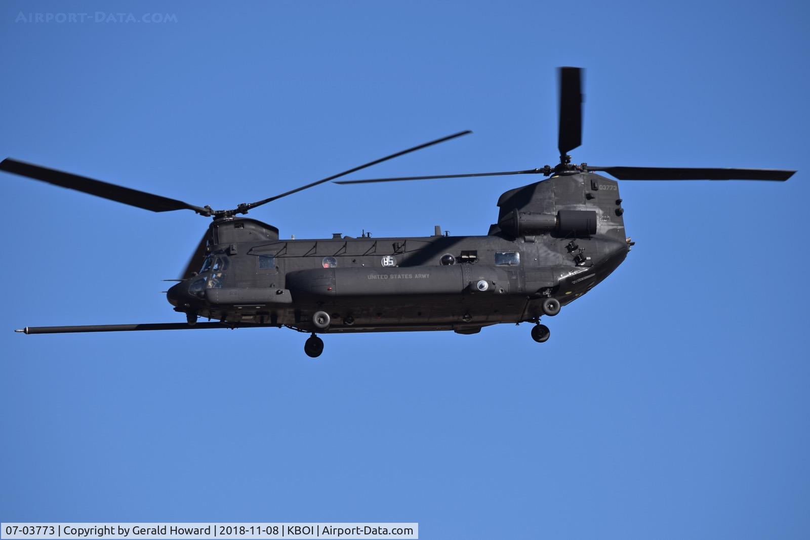 07-03773, 2007 Boeing MH-47G Chinook C/N M.3773, 160th SOAR, JB Lewis-McChord, WA.