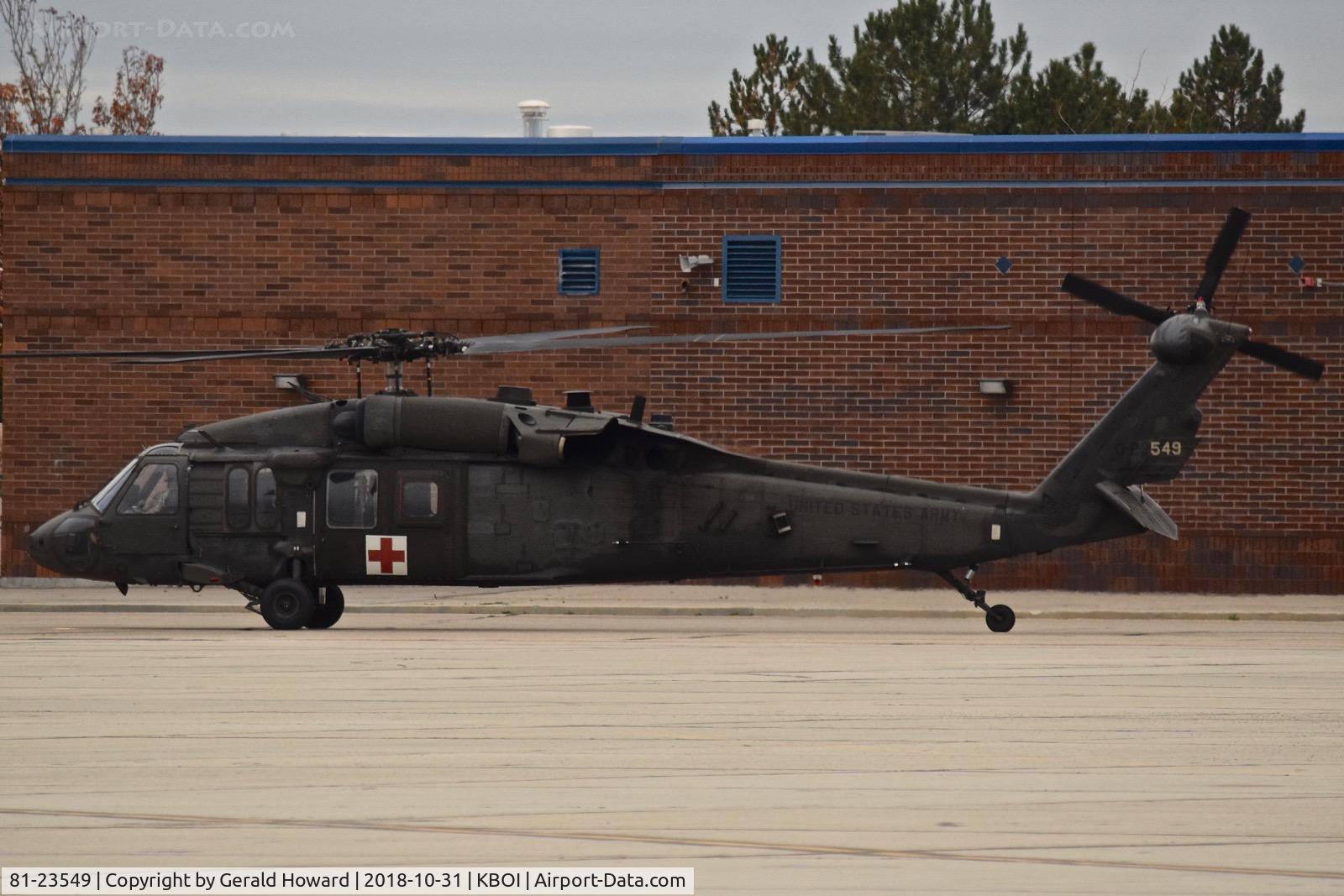 81-23549, 1981 Sikorsky UH-60A Black Hawk C/N 70270, Idaho Army National Guard.