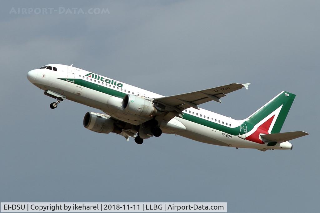 EI-DSU, 2008 Airbus A320-216 C/N 3563, Flight to Roma.