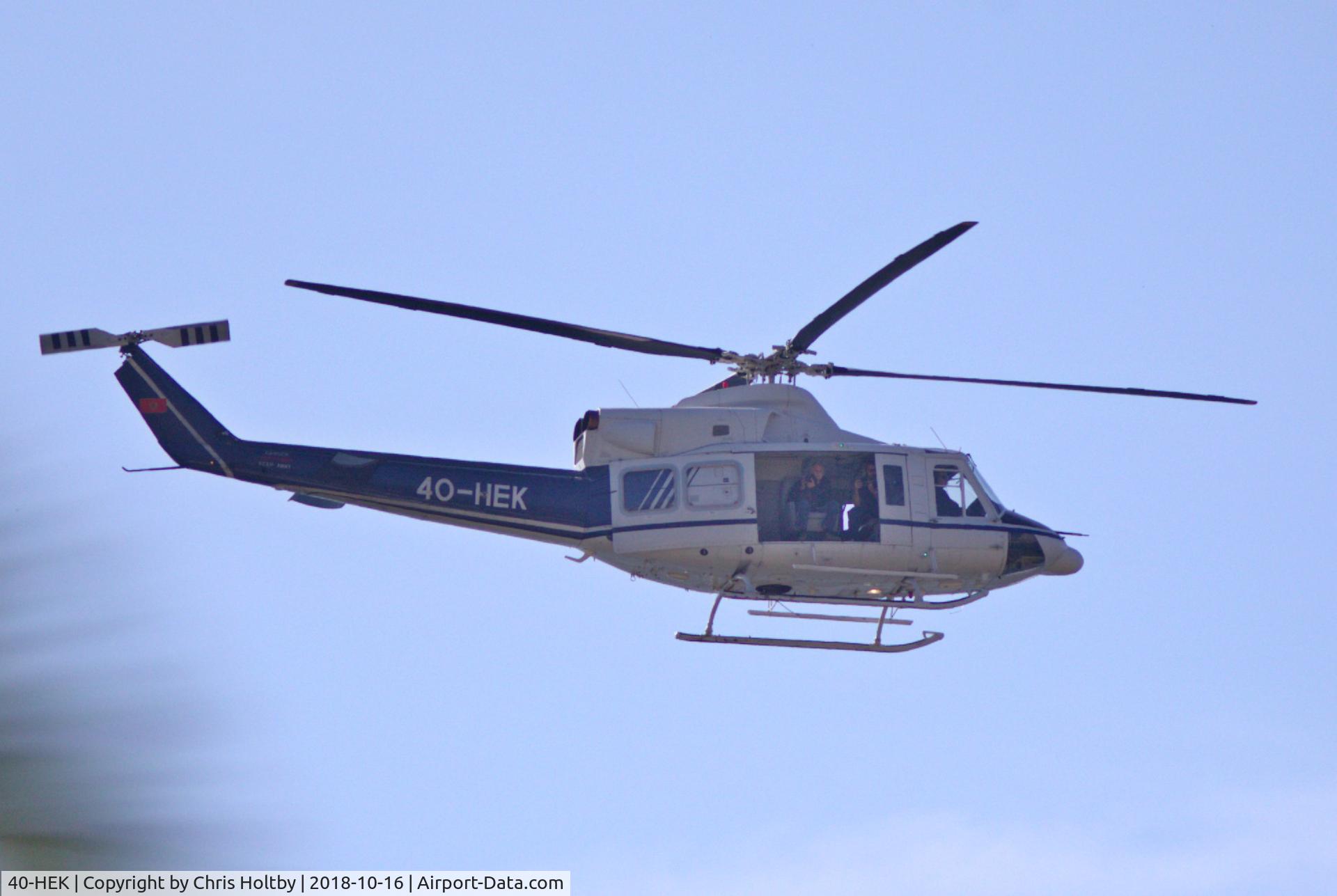 40-HEK, Agusta-Bell AB-412EP C/N 25931, Past resorts in Becici apparently filming