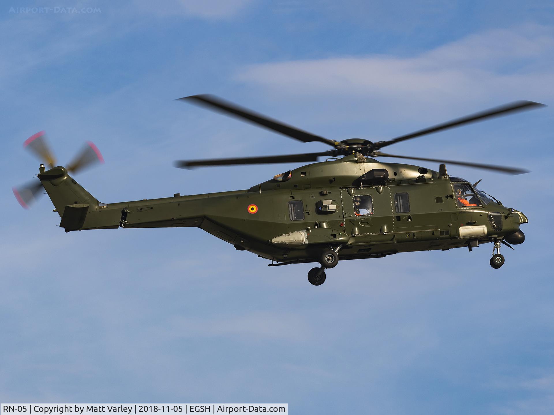 RN-05, 2013 Eurocopter NH90-TTH C/N TBEA01/1237, Landing