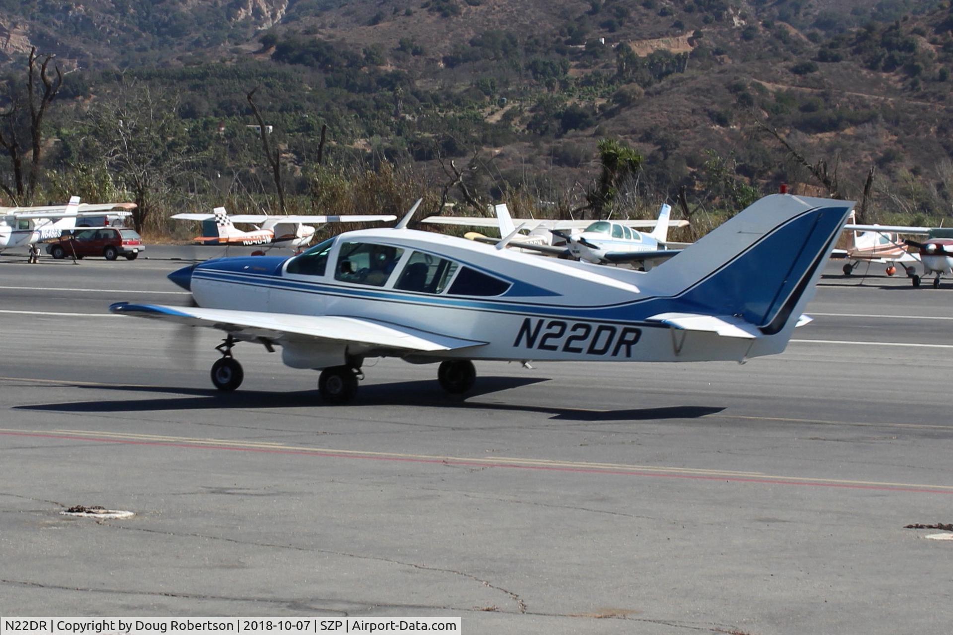 N22DR, 1973 Bellanca 17-30A Viking C/N 73-30596, 1973 Bellanca 17-30A VIKING, Lycoming IO-520 300 Hp, taxi
