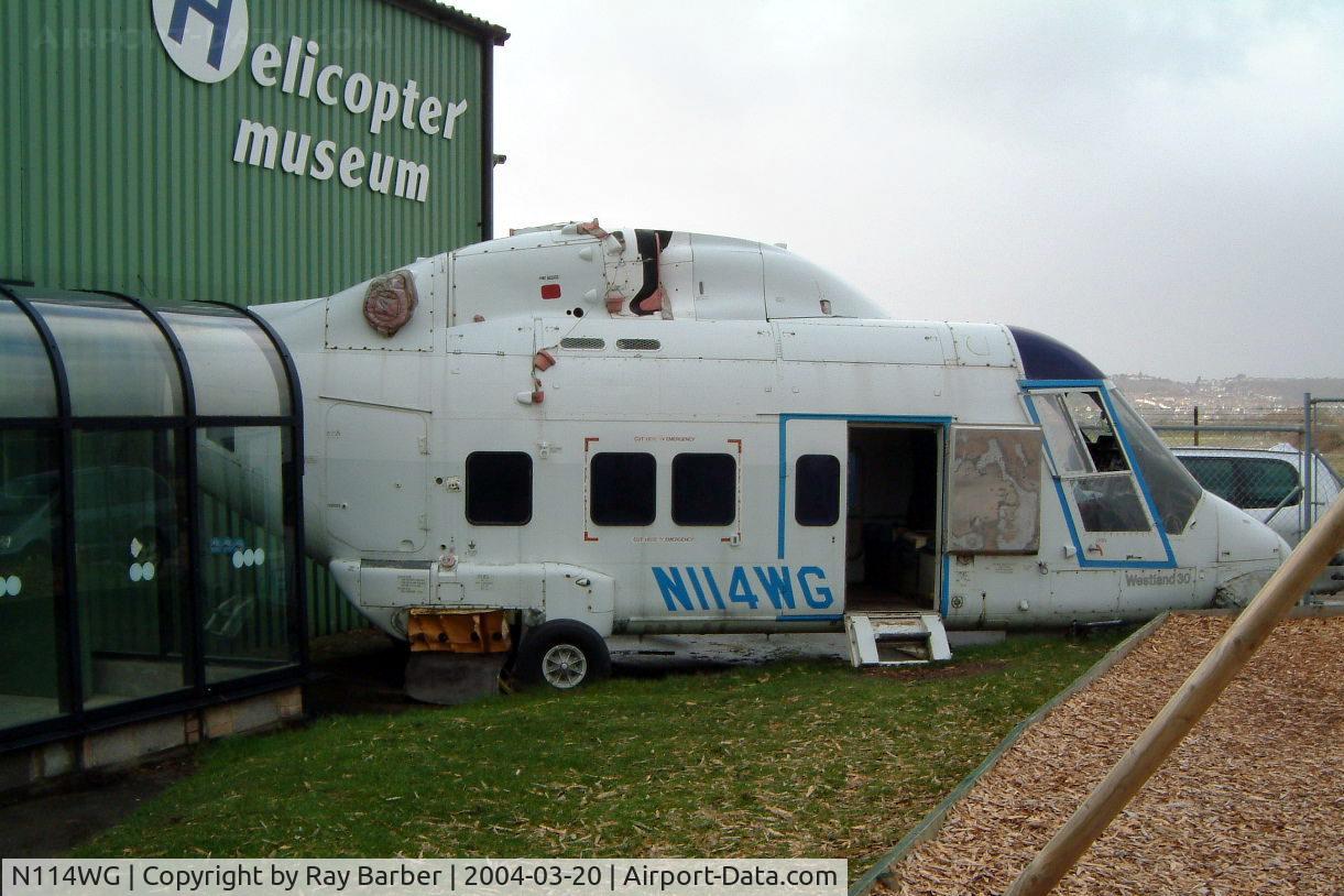 N114WG, 1984 Westland 30 SRs.100-60 C/N 014, N114WG   Westland WG.30-100-60 [014] (The Helicopter Museum) Weston-super-Mare~G 20/03/2004