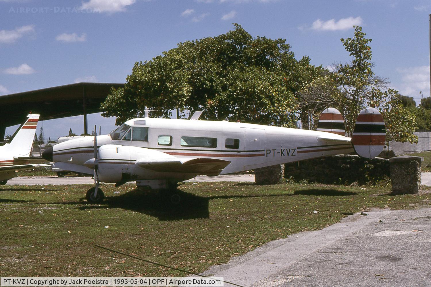 PT-KVZ, 1964 Beech H-18 Tri-Gear C/N BA-679, PT-KVZ at Opa Locka airport, FL