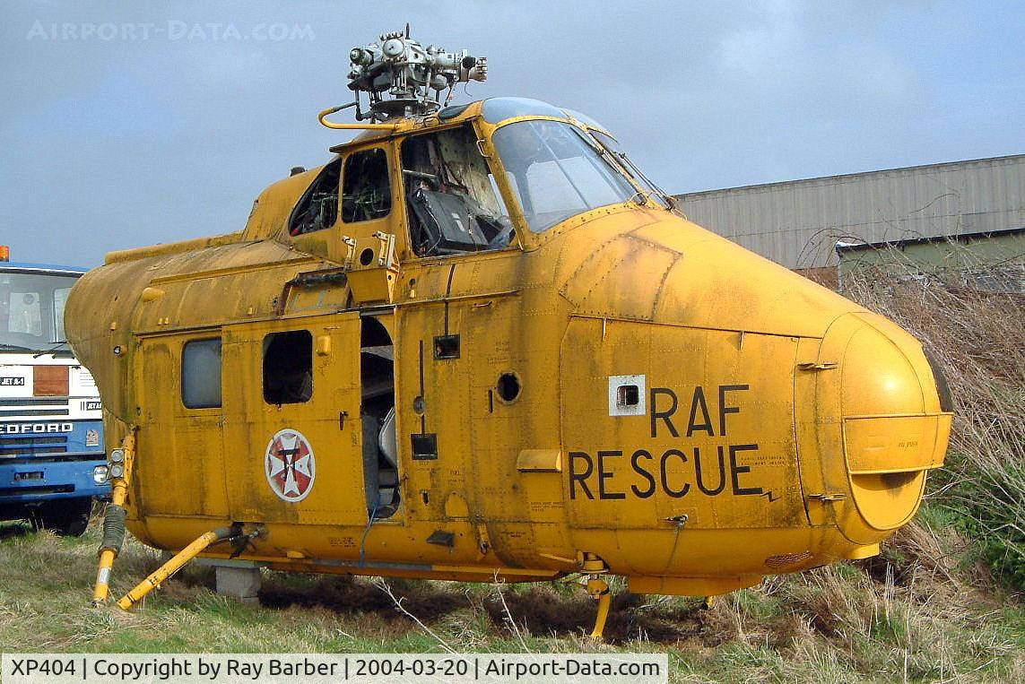 XP404, 1962 Westland Whirlwind HAR.10 C/N WA392, XP404   Westland WS.55 HAR.10 Whirlwind [WA.392] (Ex Royal Air Force / The Helicopter Museum) Weston-super-Mare~G 20/03/2004