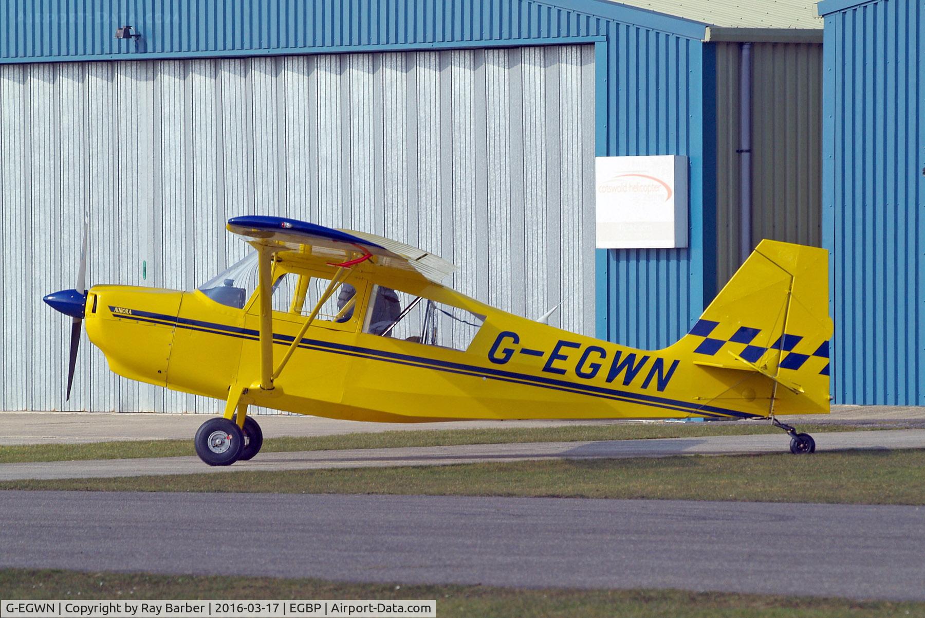 G-EGWN, 2007 Champion 7ECA Aurora Citabria C/N 1399-2007, G-EGWN   American Champion 7ECA Citabria Aurora [1399-2007] Kemble~G 17/03/2016