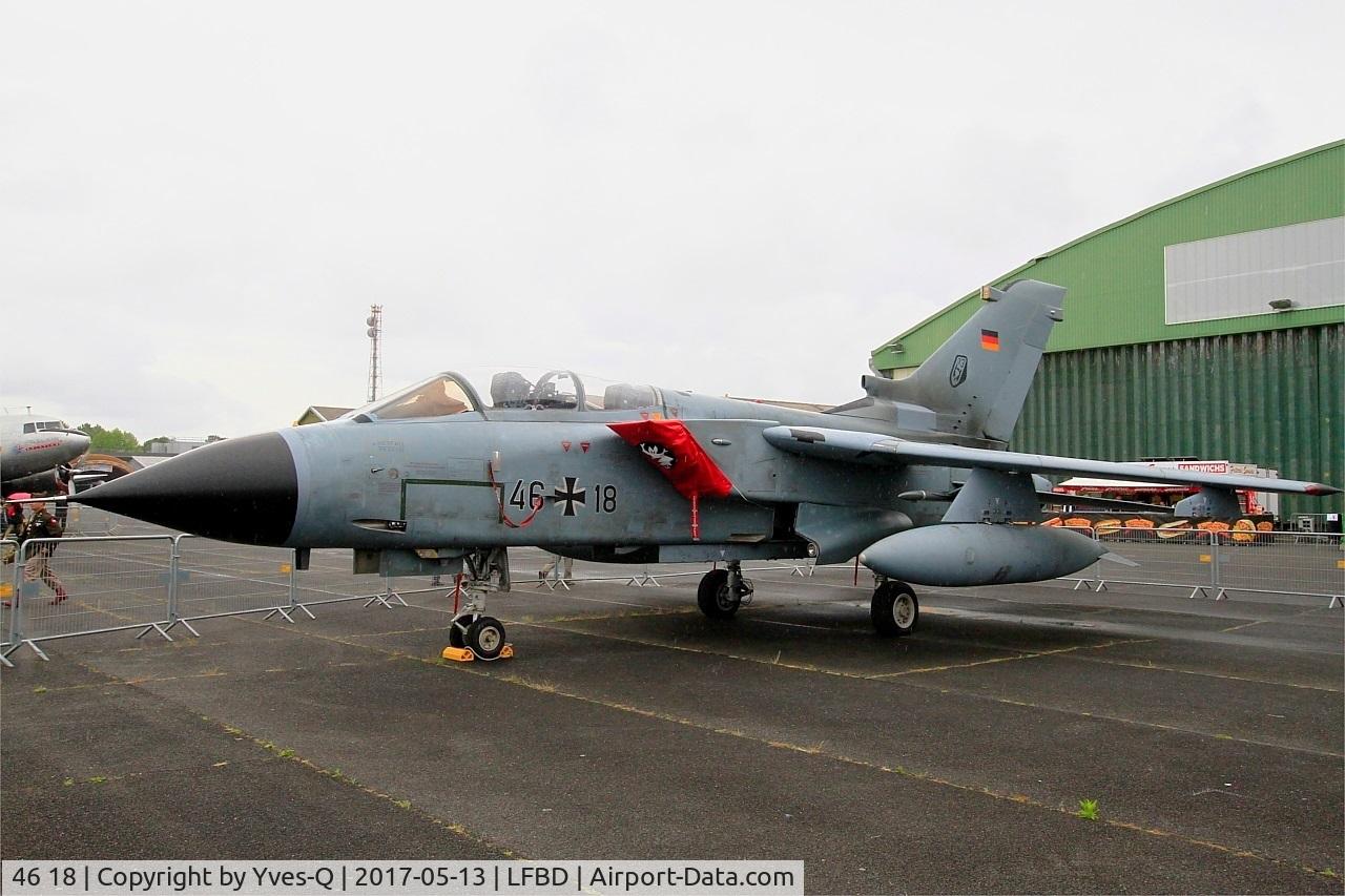 46 18, Panavia Tornado IDS C/N 789/GS251/4318, German Air Force Panavia Tornado IDS, Static display, Bordeaux-Mérignac Air Base 106(LFBD-BOD) Open day 2017