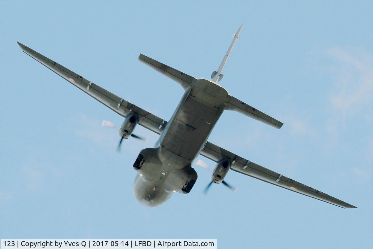 123, Airtech CN-235-200M C/N C123, Airtech CN-235-200M, Take off rwy 05, Bordeaux-Mérignac (LFBD-BOD)