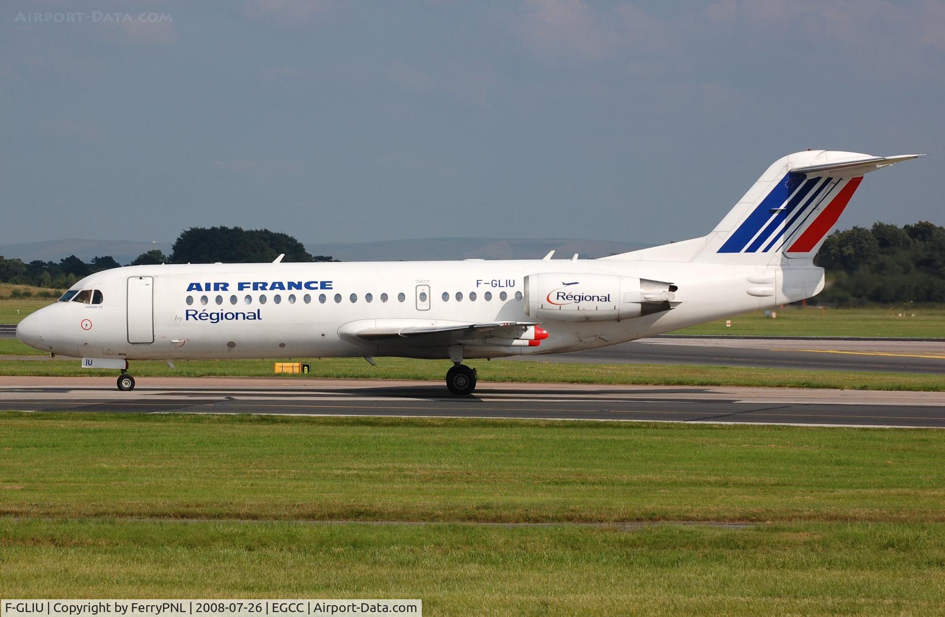 F-GLIU, 1995 Fokker 70 (F-28-0070) C/N 11543, Arrival of Air France Fk70