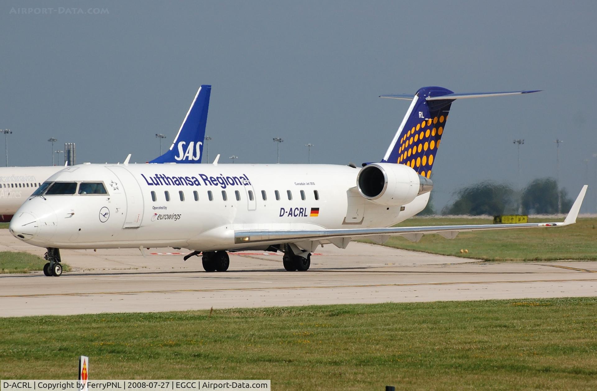 D-ACRL, 2004 Bombardier CRJ-200ER (CL-600-2B19) C/N 7902, Lufthansa CL200 for departure to DUS.