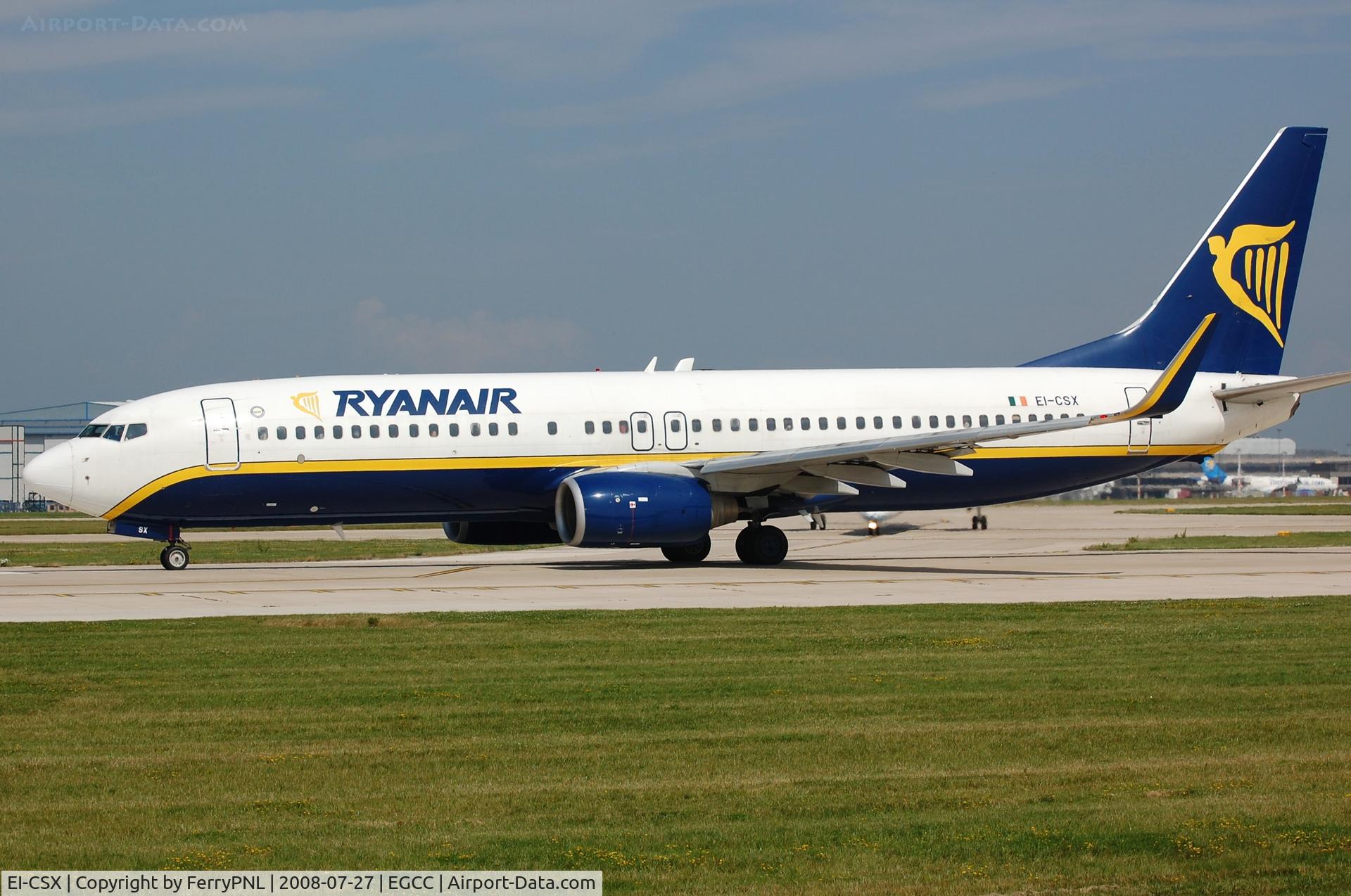 EI-CSX, 2002 Boeing 737-8AS C/N 32778, Ryanair B738