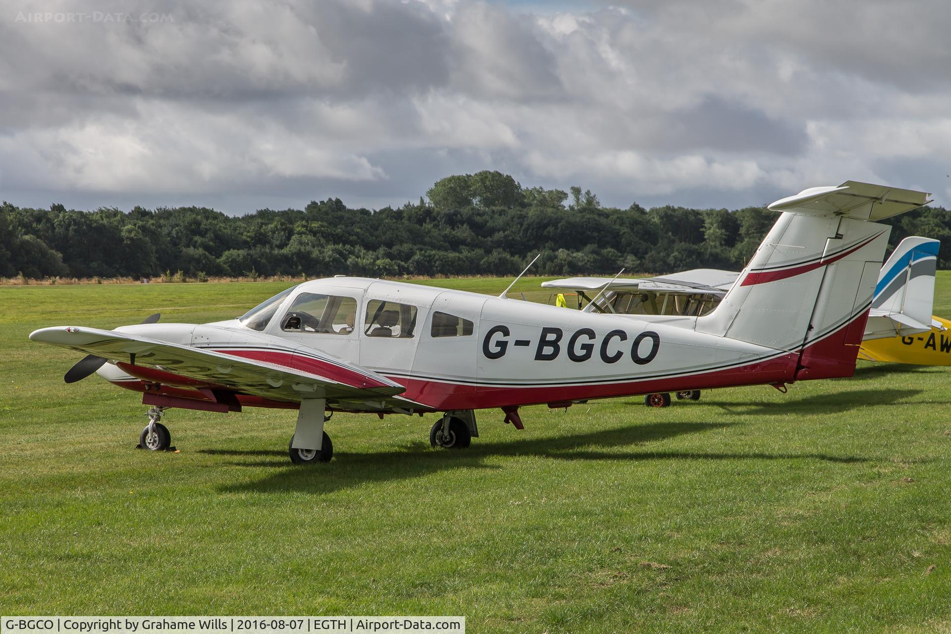 G-BGCO, 1978 Piper PA-44-180 Seminole Seminole C/N 44-7995128, Piper PA-44-180 Seminole G-BGCO BAe Systems, Old Warden 7/8/16