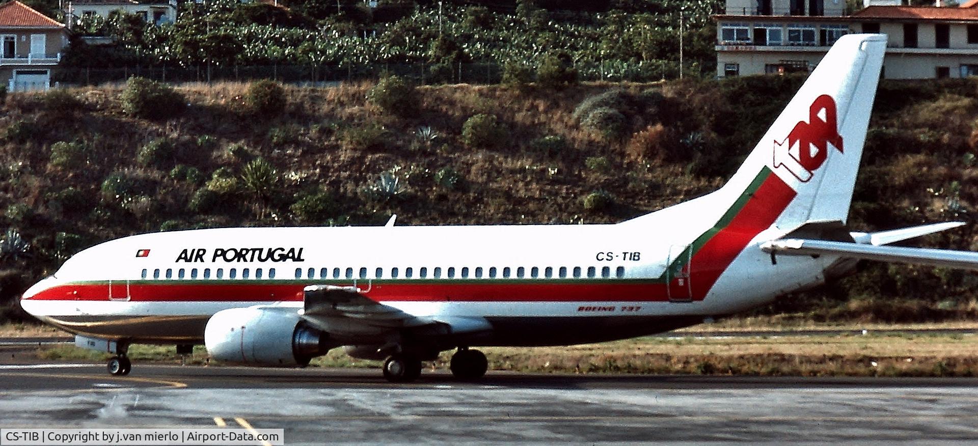 CS-TIB, 1989 Boeing 737-382 C/N 24365, Madeira, Funchal