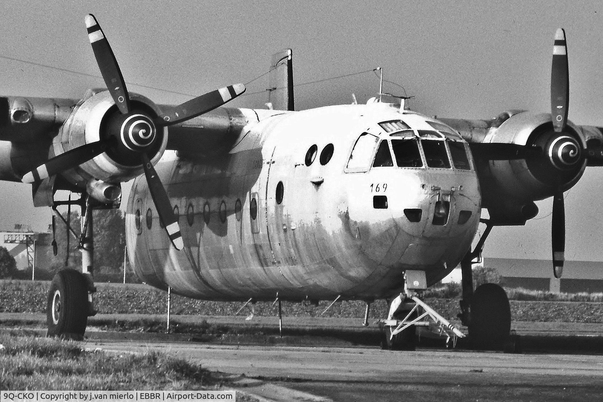 9Q-CKO, Nord N-2501 Noratlas C/N 169, Brussels, ABELAG parking