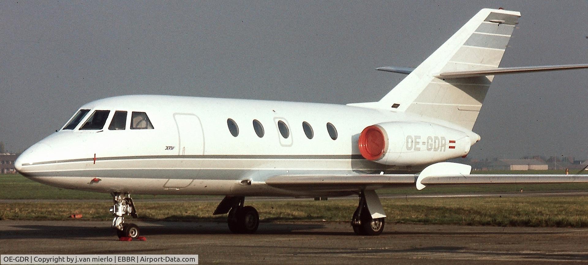 OE-GDR, 1969 Dassault Fan Jet Falcon (20D) C/N 203, Brussels General Aviation Terminal
