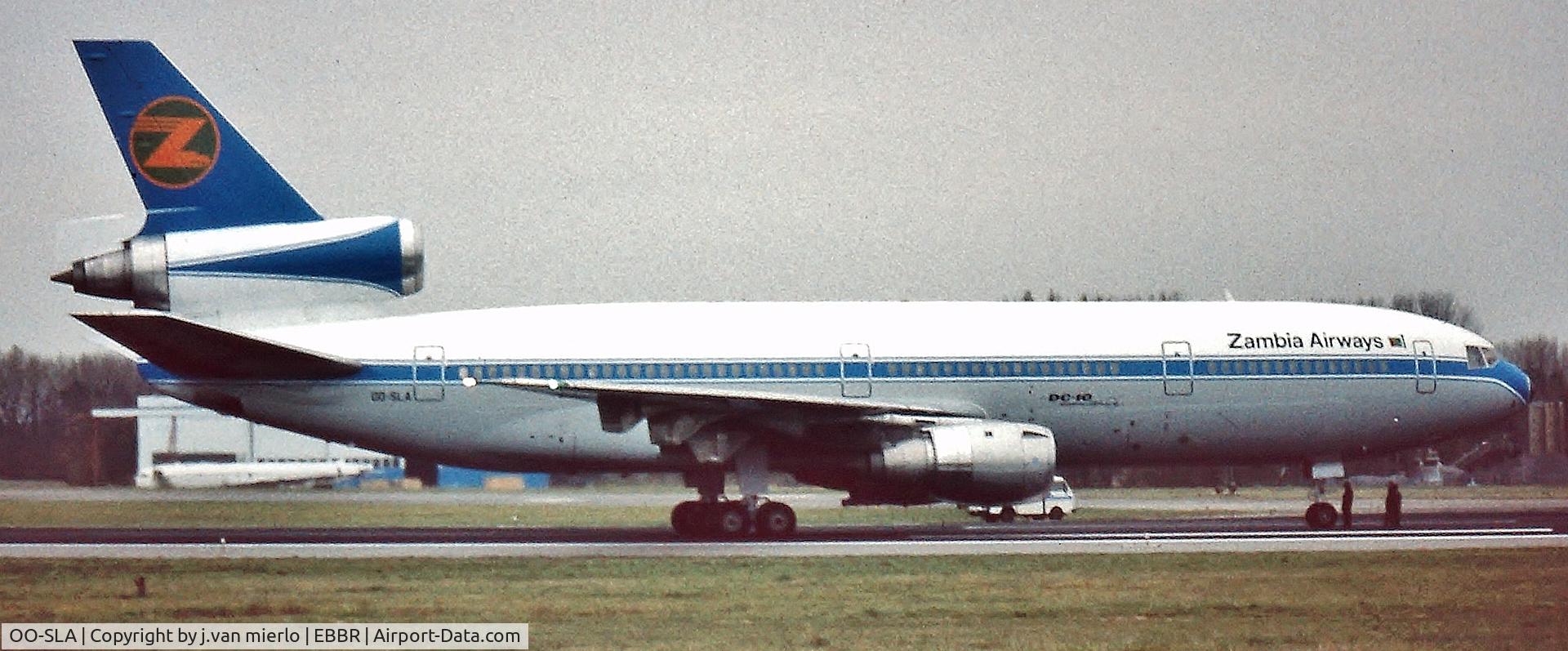 OO-SLA, 1973 Douglas DC-10-30CF C/N 47906, Engine running tests at Brussels